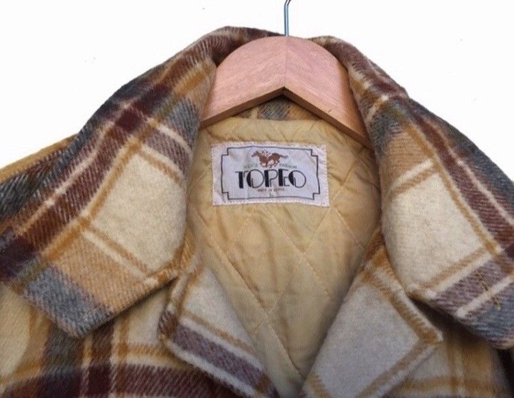 Japanese Brand 🔥Topeo Wool Check Jacket Size US L / EU 52-54 / 3 - 3 Thumbnail