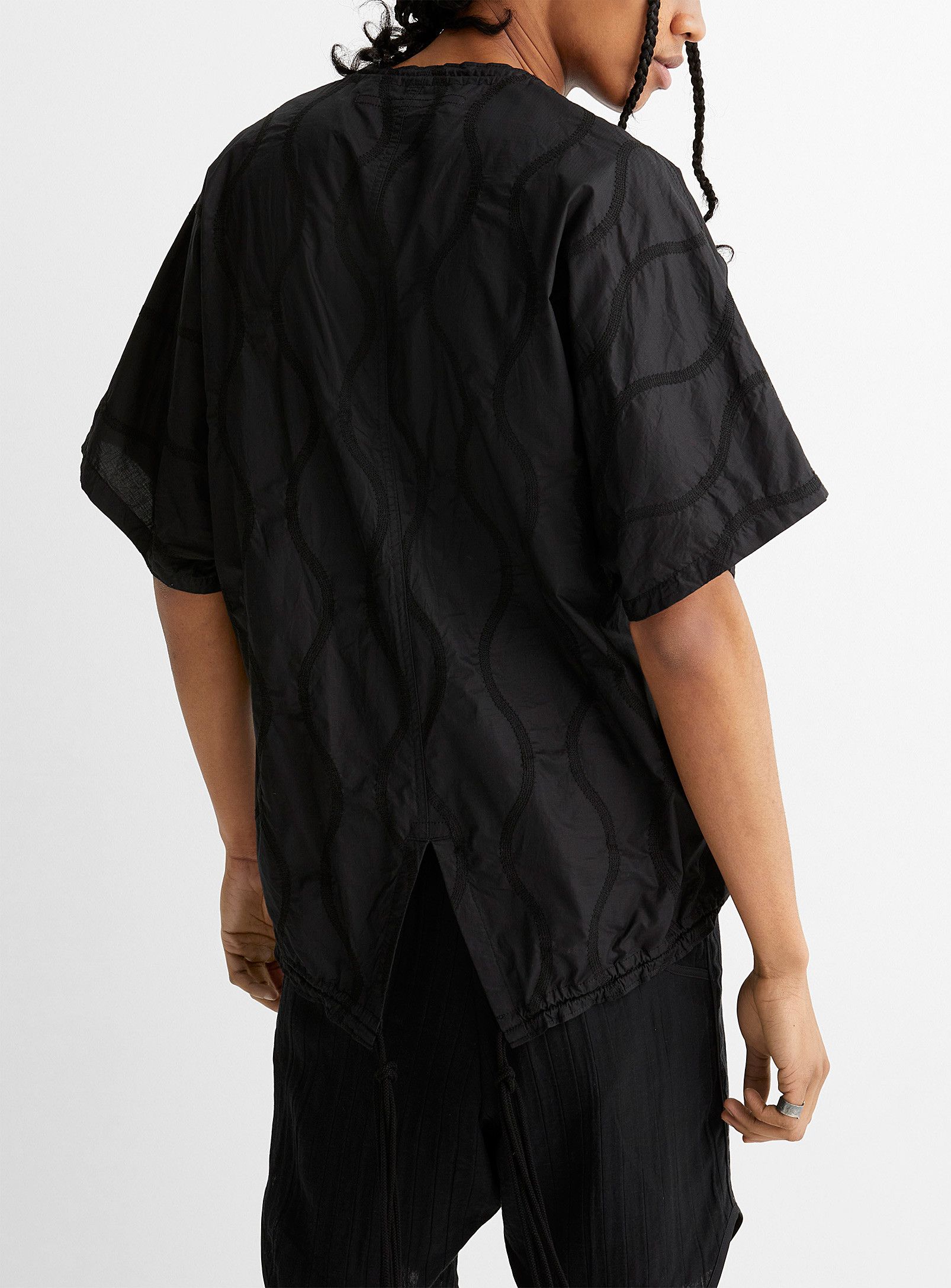 Julius BNWT SS21 JULIUS "MAMUTHONES" EMBROIDERED DRAWSTRING TOP 2 Size US M / EU 48-50 / 2 - 13 Thumbnail