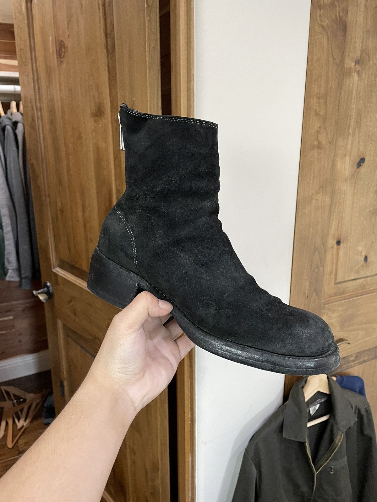 Guidi Guidi 796Z Reverse Black Back Zip Boot 39 | Grailed