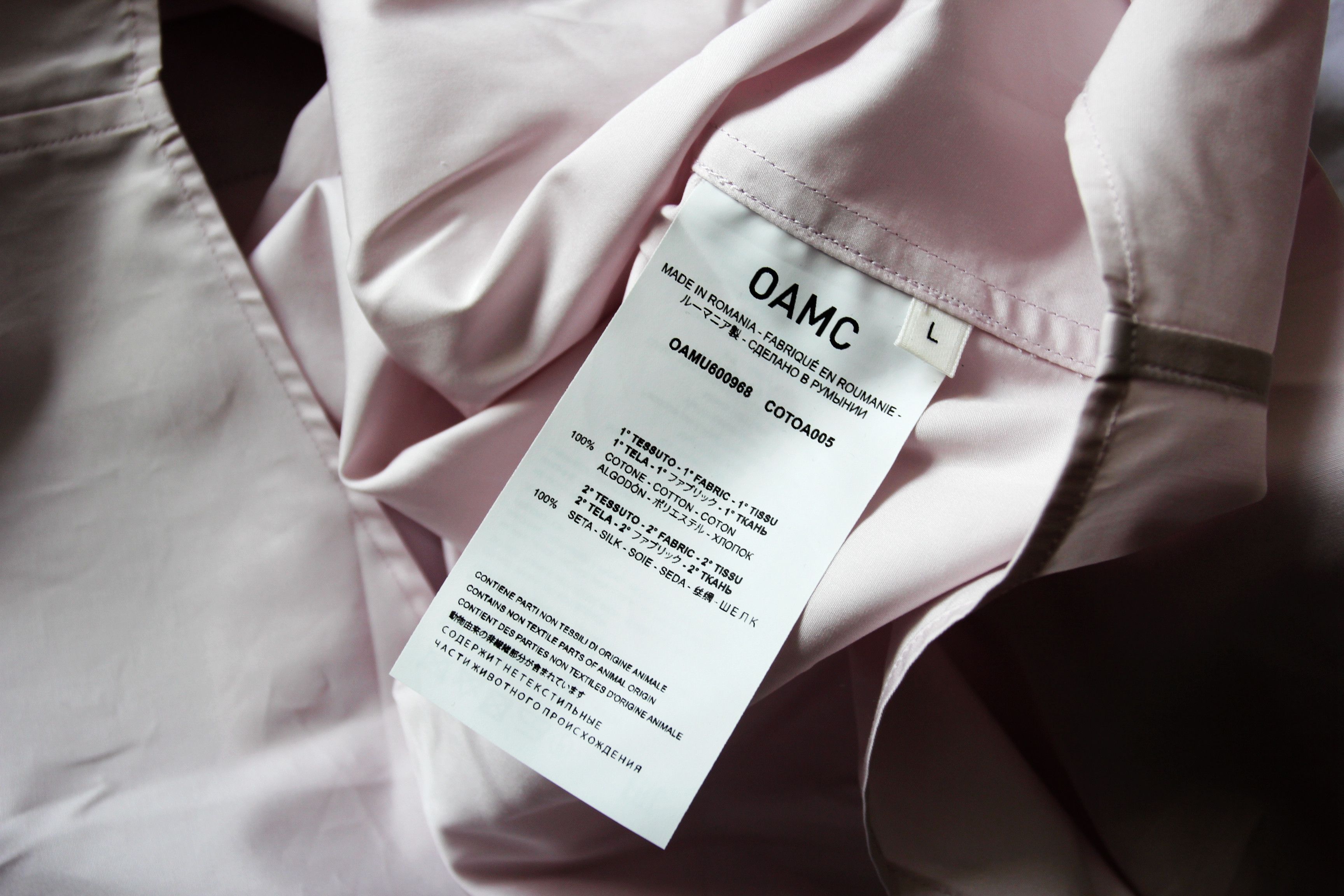 OAMC BNWT SS22 OAMC LUMEN SHIRT L Size US L / EU 52-54 / 3 - 9 Thumbnail
