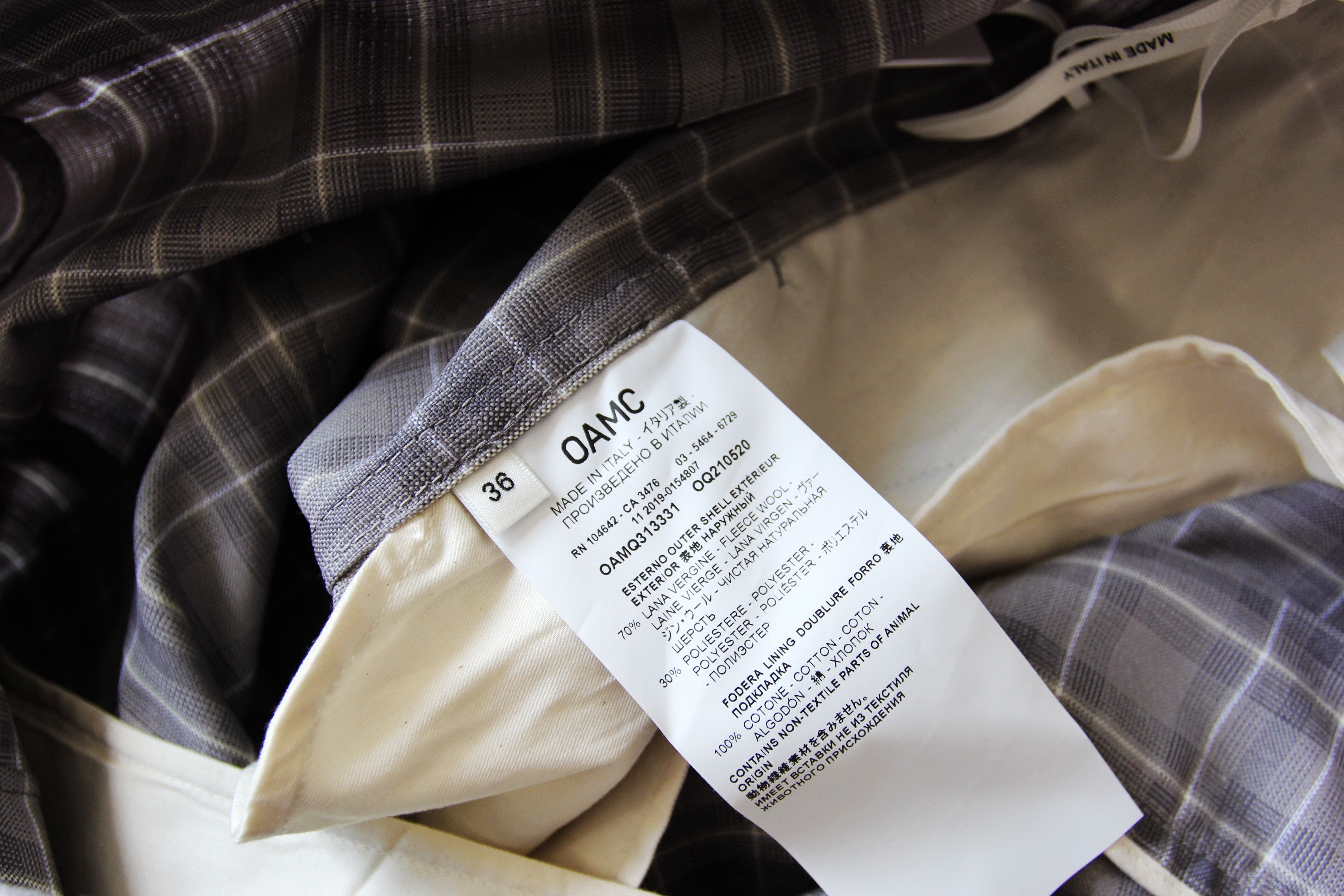 OAMC BNWT SS20 OAMC PLAID SHORTS 36 Size US 36 / EU 52 - 9 Thumbnail