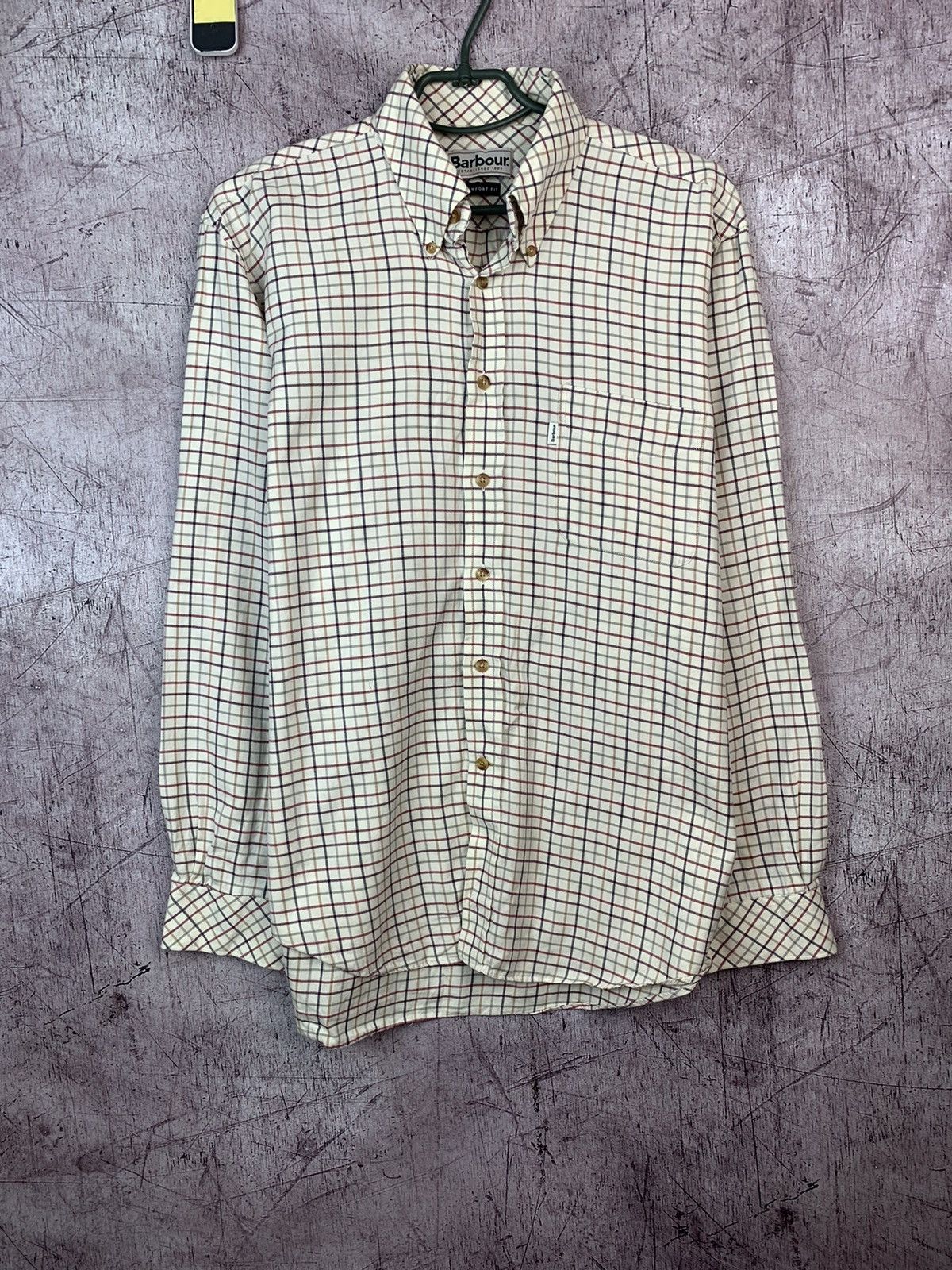 Barbour × Vintage Vintage Barbour Shirt Size US M / EU 48-50 / 2 - 2 Thumbnail