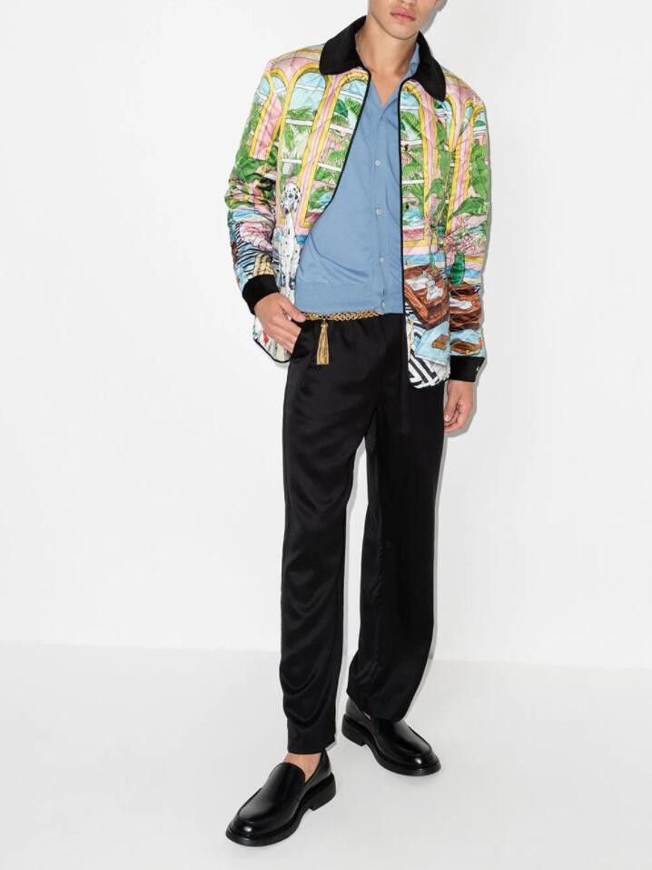 Casablanca BNWT AW21 CASABLANCA DREAM HOUSE PRINTED QUILTED JACKET S Size US S / EU 44-46 / 1 - 13 Thumbnail