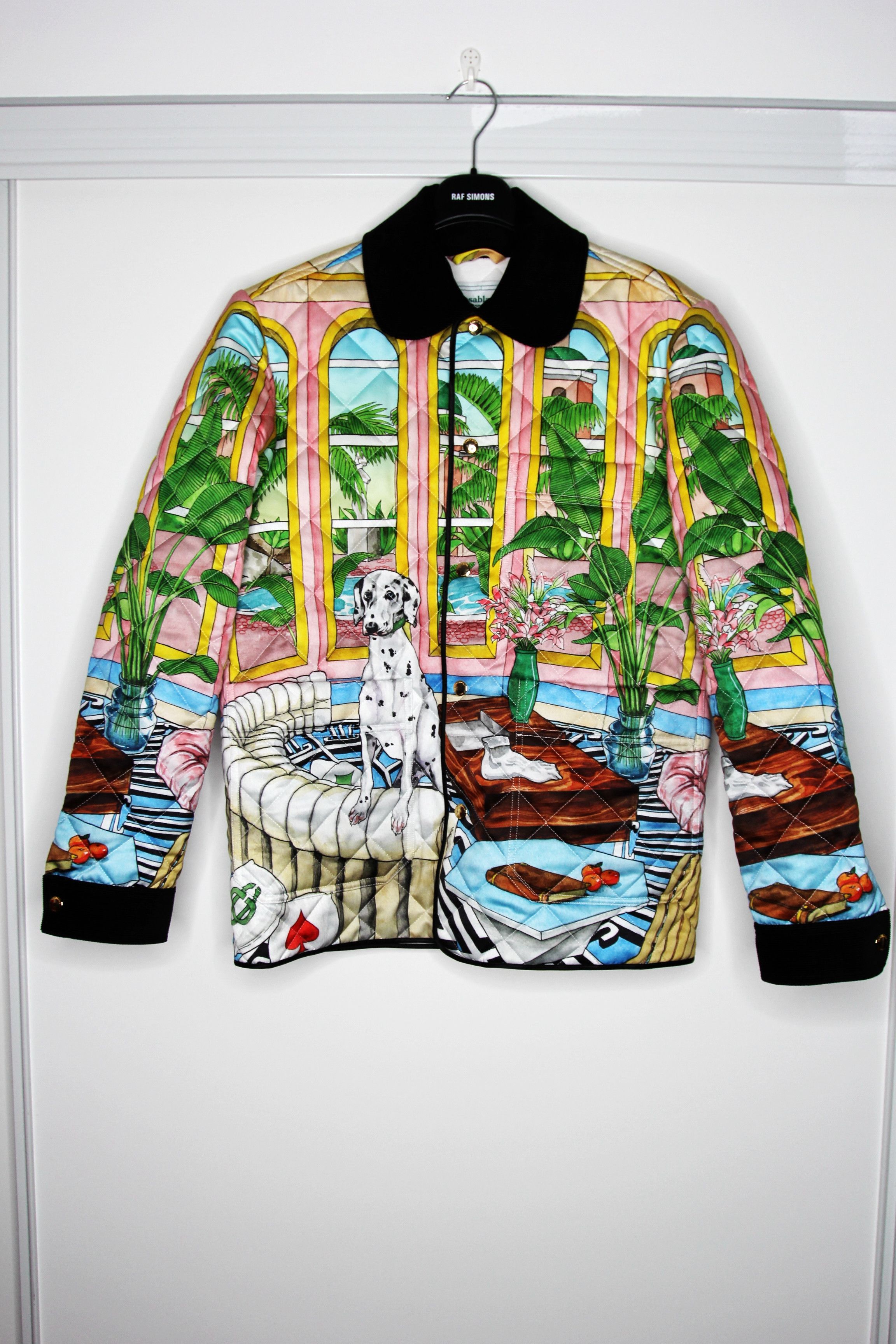 Casablanca BNWT AW21 CASABLANCA DREAM HOUSE PRINTED QUILTED JACKET S Size US S / EU 44-46 / 1 - 2 Thumbnail