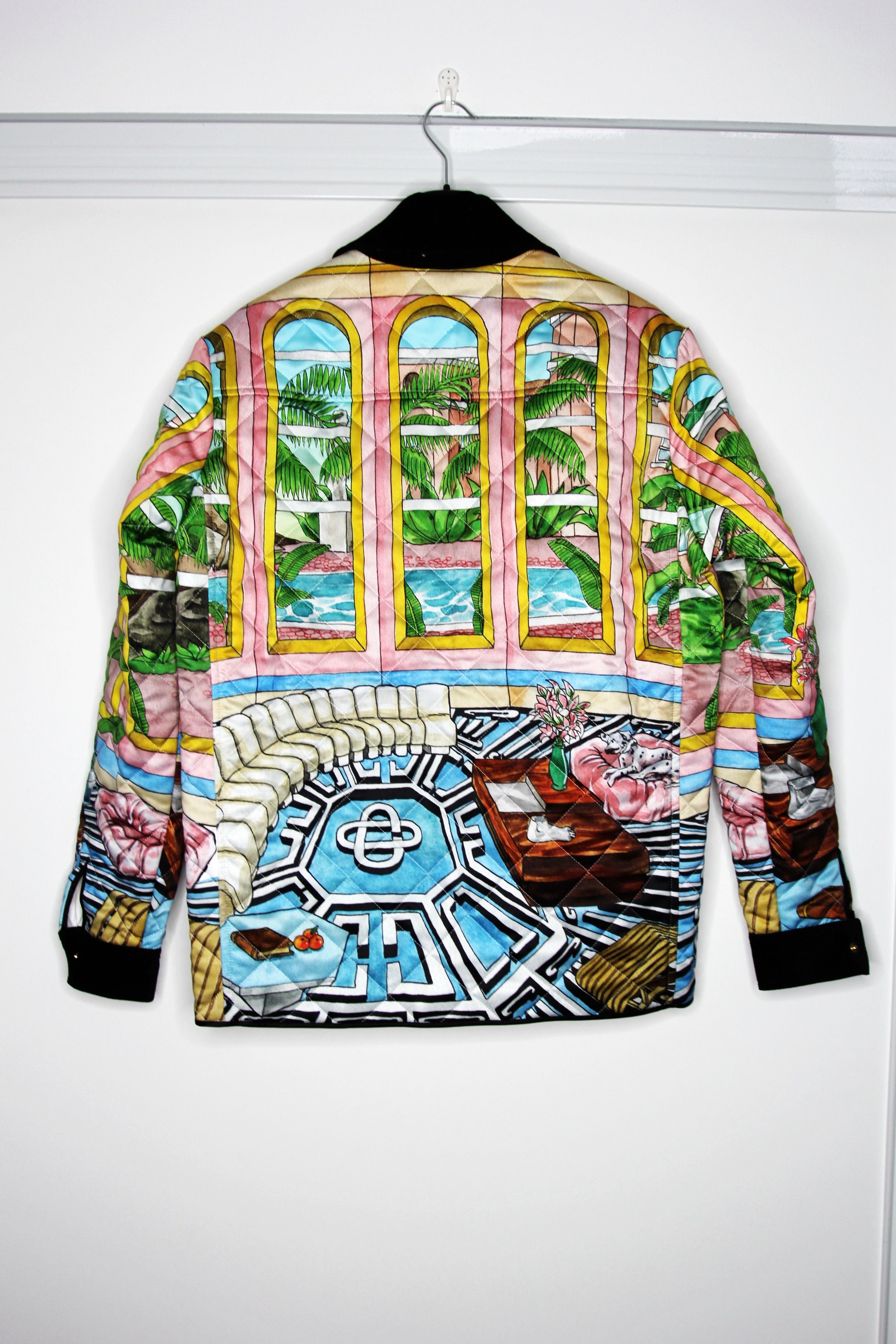 Casablanca BNWT AW21 CASABLANCA DREAM HOUSE PRINTED QUILTED JACKET S Size US S / EU 44-46 / 1 - 3 Thumbnail