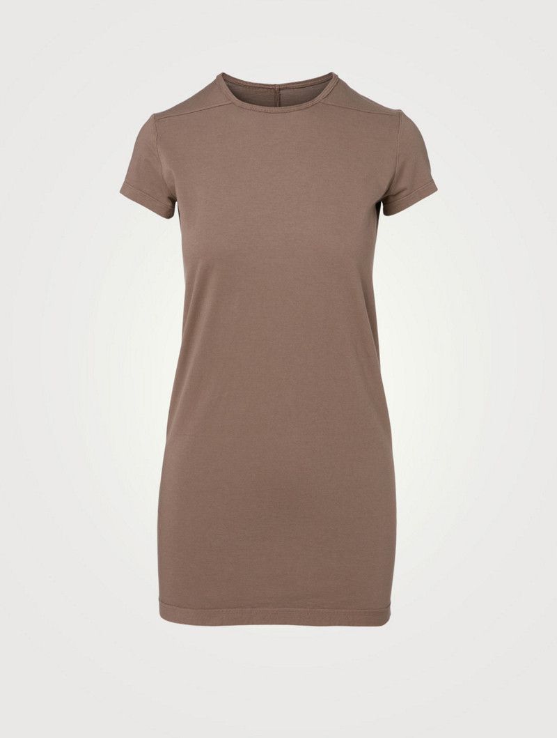 image of Ss21 Rick Owens "phlegethon" Level Long Tshirt Dust 42, Women's (Size Medium)