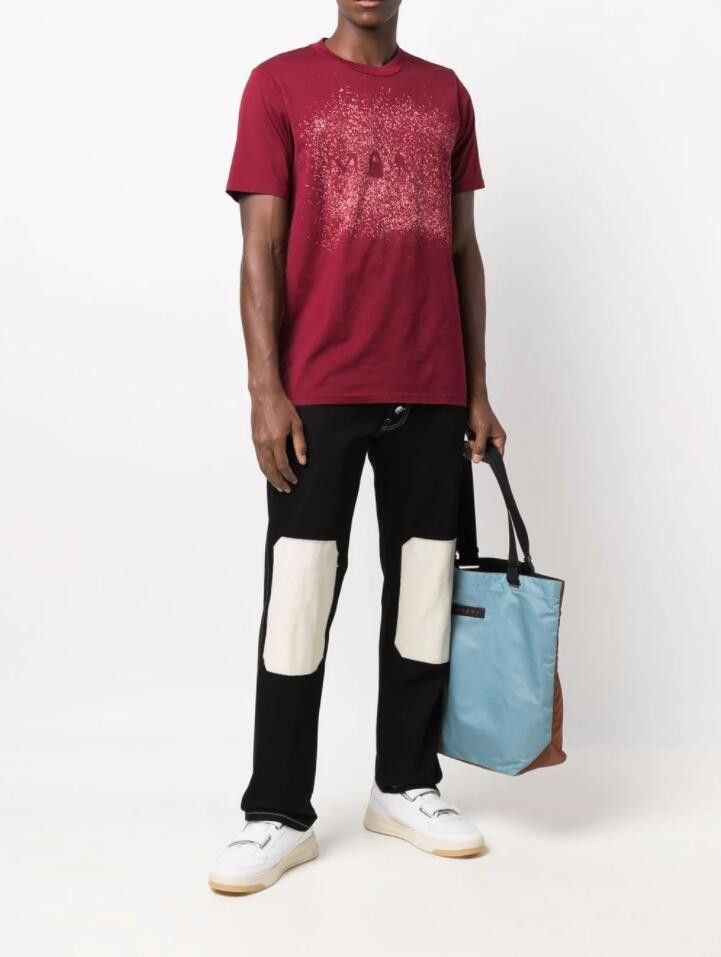 Marni BNWT AW21 MARNI PAINT DETAIL LOGO TSHIRT 52 Size US L / EU 52-54 / 3 - 14 Thumbnail
