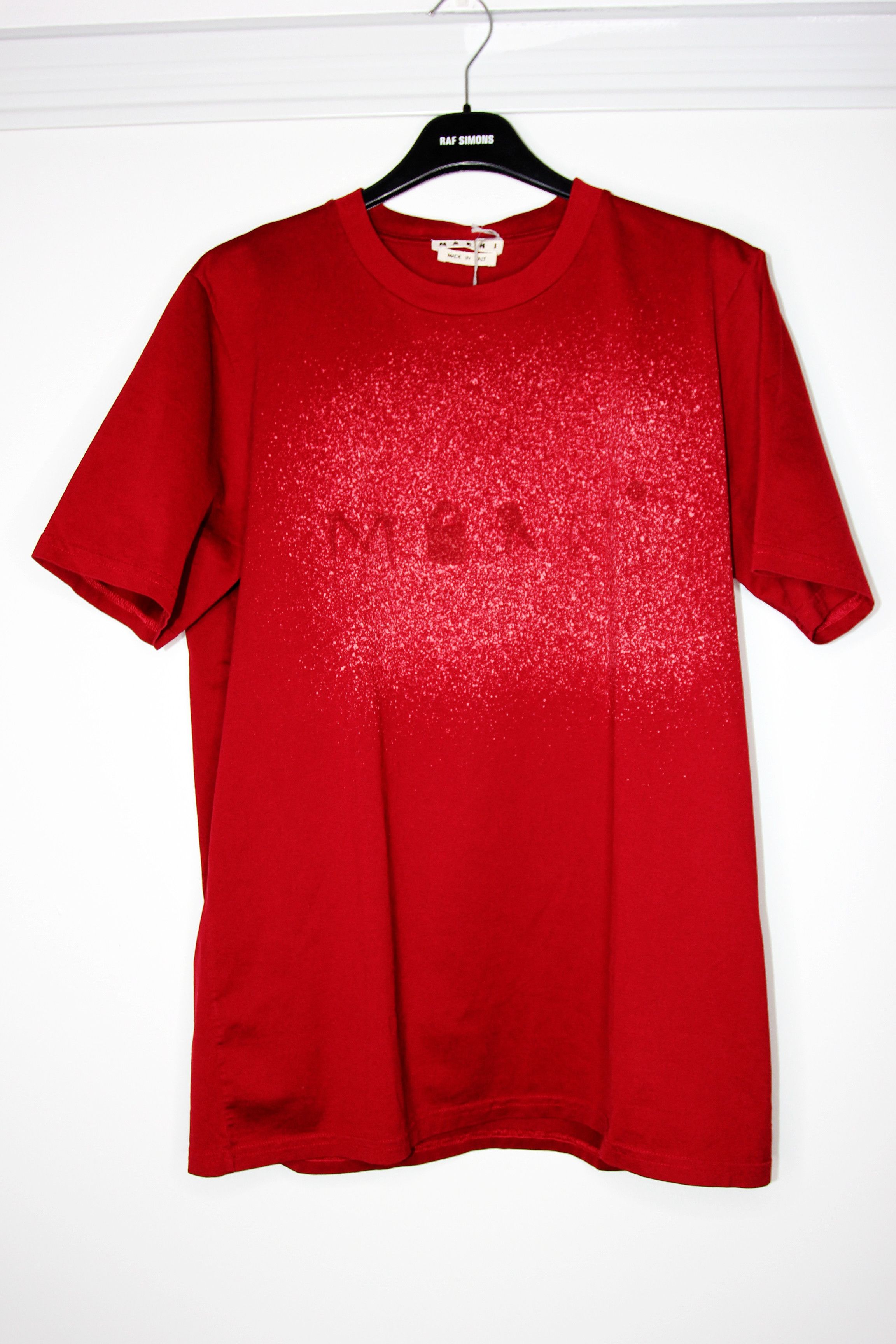 Marni BNWT AW21 MARNI PAINT DETAIL LOGO TSHIRT 52 Size US L / EU 52-54 / 3 - 2 Thumbnail