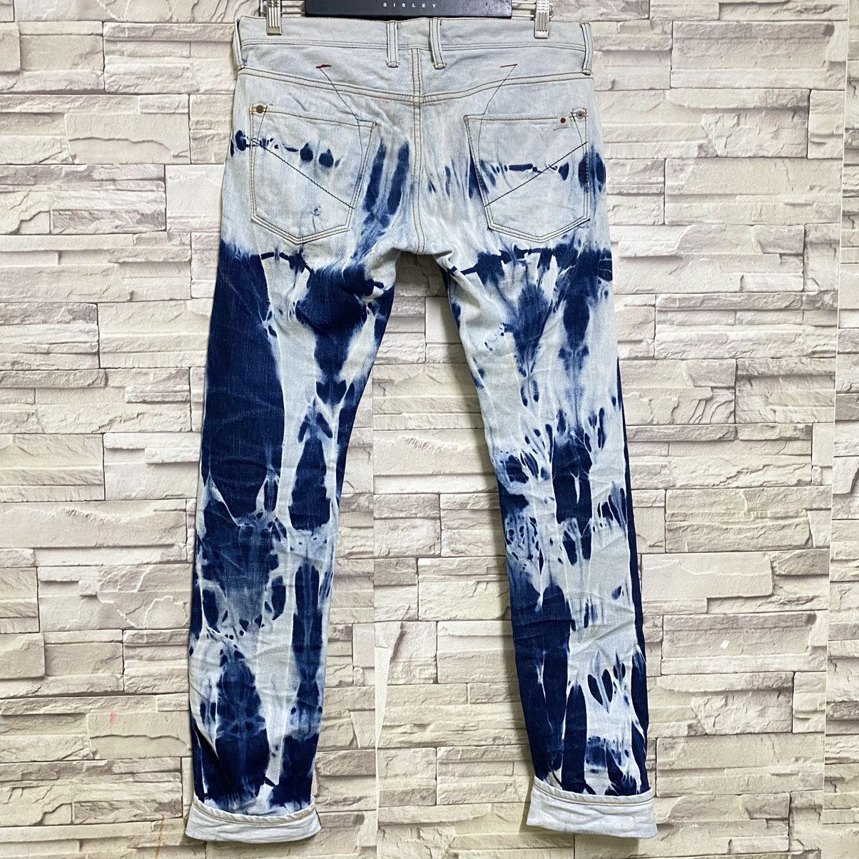 Japanese Brand Japanese Brand DeeTA Distressed Denim Selvedge Jeans Bleach Size US 32 / EU 48 - 12 Thumbnail
