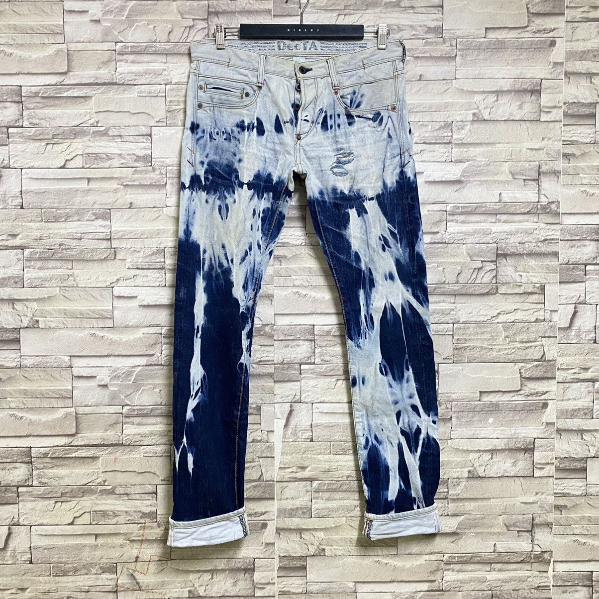 Japanese Brand Japanese Brand DeeTA Distressed Denim Selvedge Jeans Bleach Size US 32 / EU 48 - 9 Thumbnail