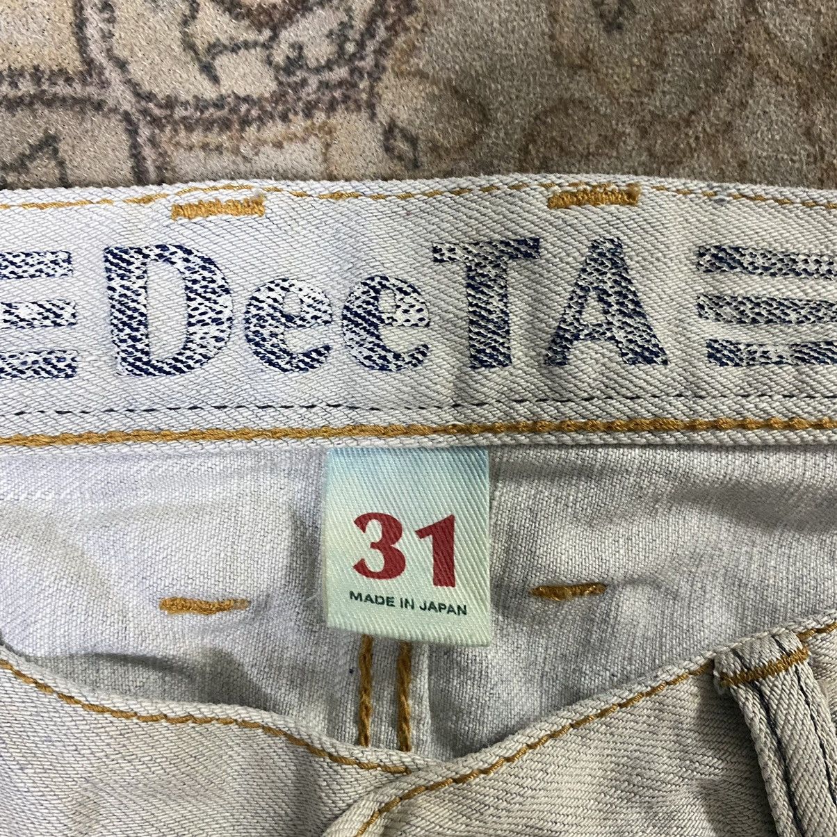 Japanese Brand Japanese Brand DeeTA Distressed Denim Selvedge Jeans Bleach Size US 32 / EU 48 - 18 Thumbnail
