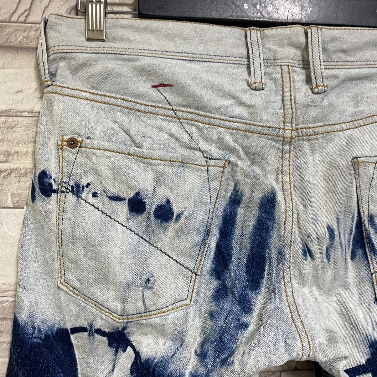 Japanese Brand Japanese Brand DeeTA Distressed Denim Selvedge Jeans Bleach Size US 32 / EU 48 - 16 Thumbnail