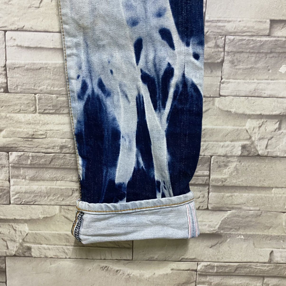 Japanese Brand Japanese Brand DeeTA Distressed Denim Selvedge Jeans Bleach Size US 32 / EU 48 - 10 Thumbnail