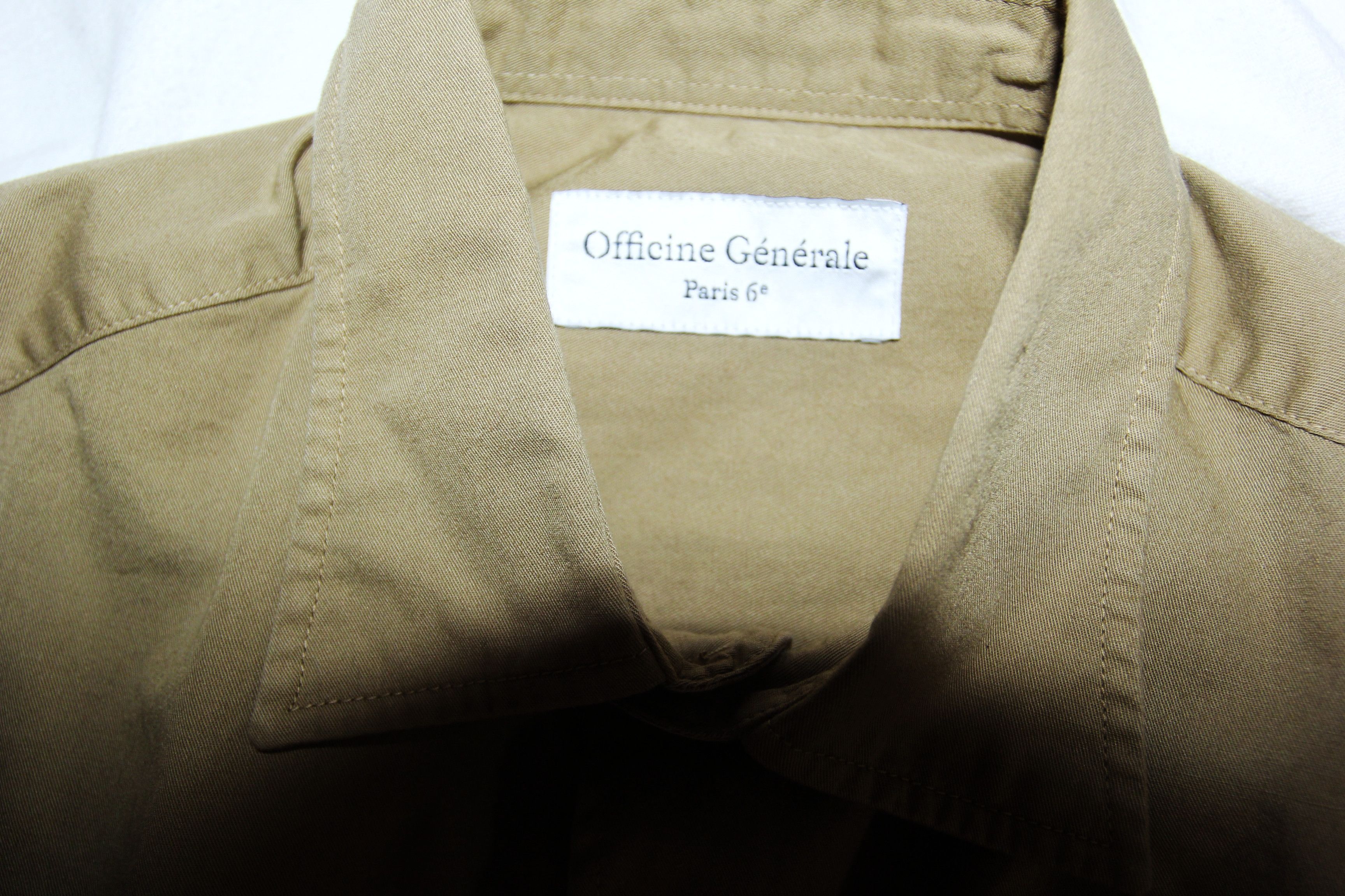 Officine Generale BNWT AW21 OFFICINE GENERALE POPLIN SHIRT S Size US S / EU 44-46 / 1 - 9 Thumbnail