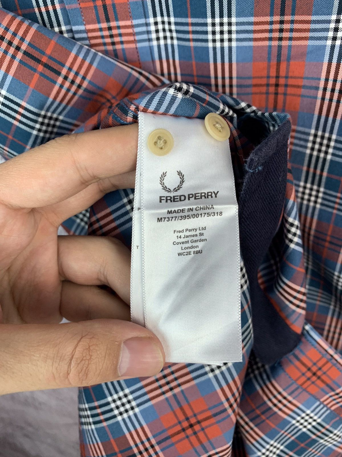 Fred Perry × Vintage Fred Perry Mens Long Sleeve Shirt Size US XS / EU 42 / 0 - 6 Thumbnail