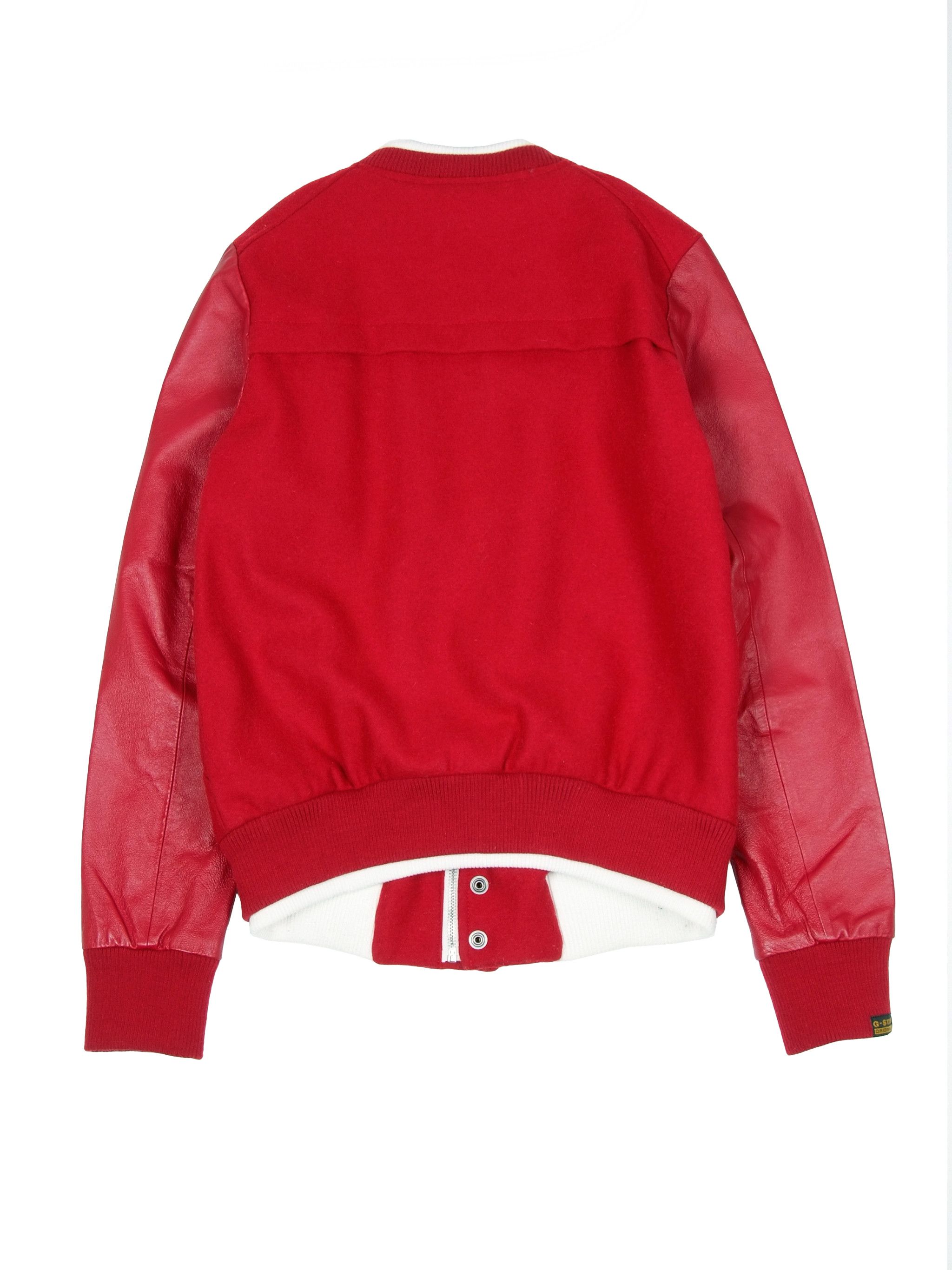 G-Star G-star RAW Wool Red Bomber Jacket (M) Size M / US 6-8 / IT 42-44 - 2 Thumbnail