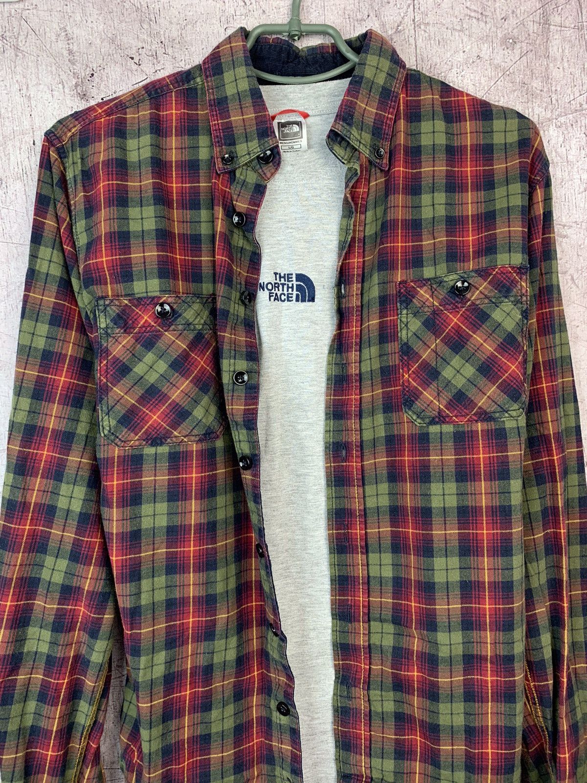 Flannel × Vintage Vintage Flannel Plaid Pocket Shirt Travis style Size US L / EU 52-54 / 3 - 2 Thumbnail