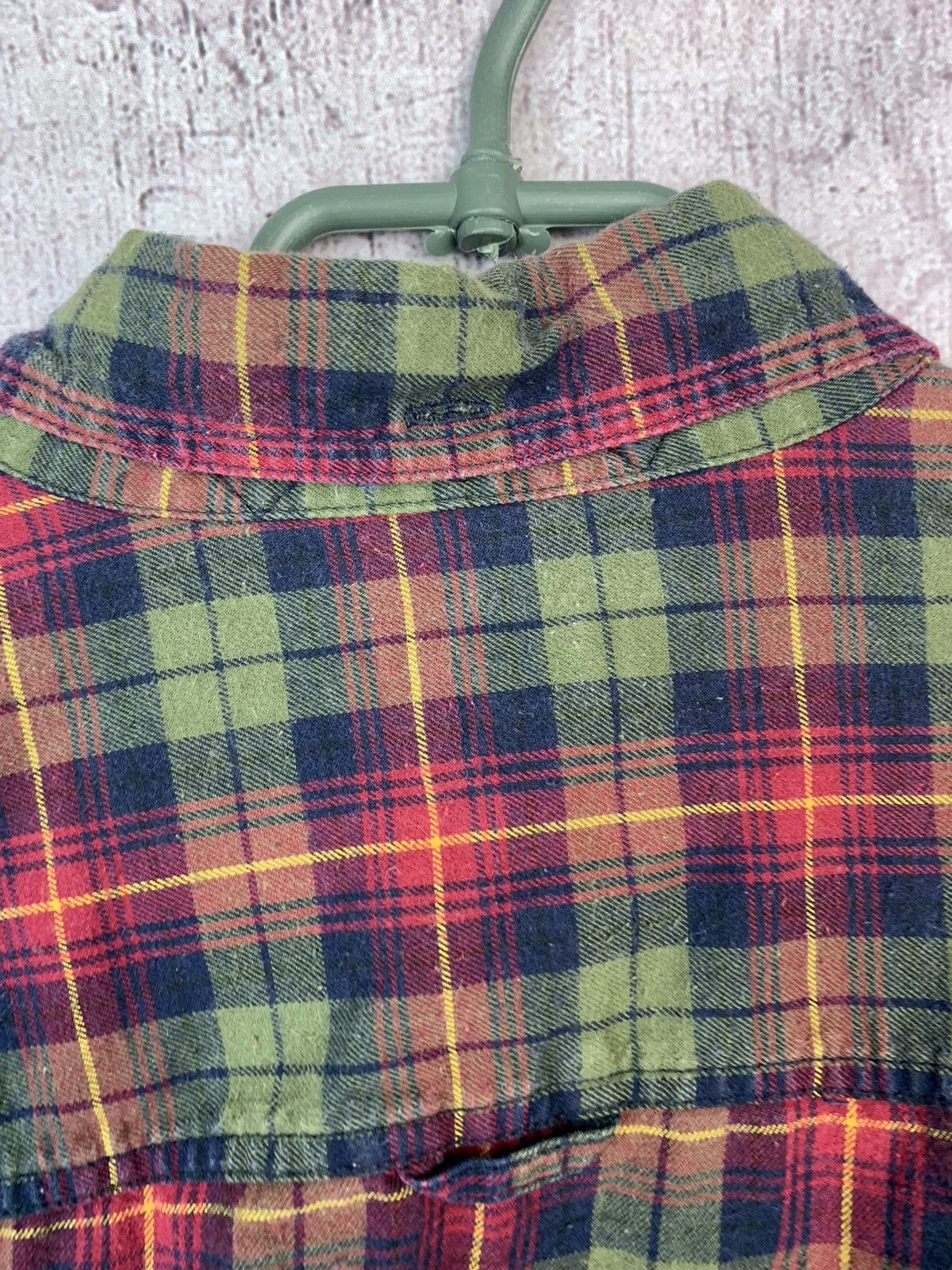 Flannel × Vintage Vintage Flannel Plaid Pocket Shirt Travis style Size US L / EU 52-54 / 3 - 6 Thumbnail