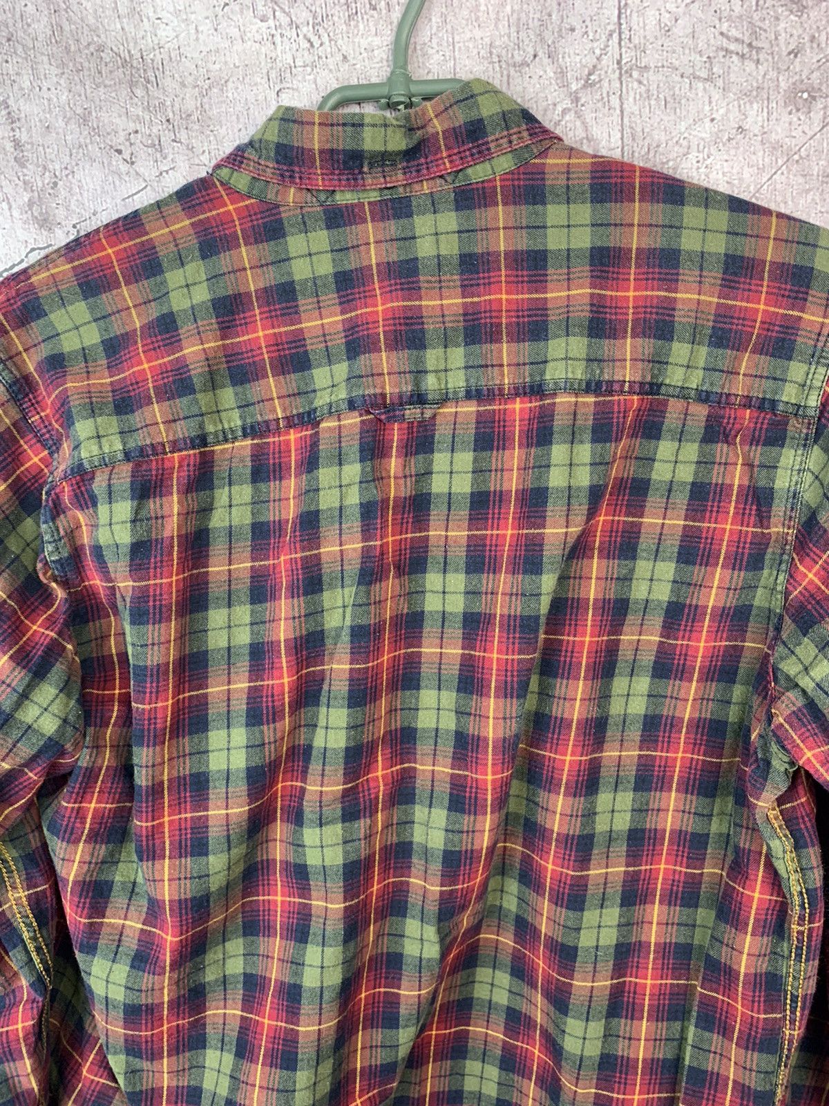 Flannel × Vintage Vintage Flannel Plaid Pocket Shirt Travis style Size US L / EU 52-54 / 3 - 3 Thumbnail