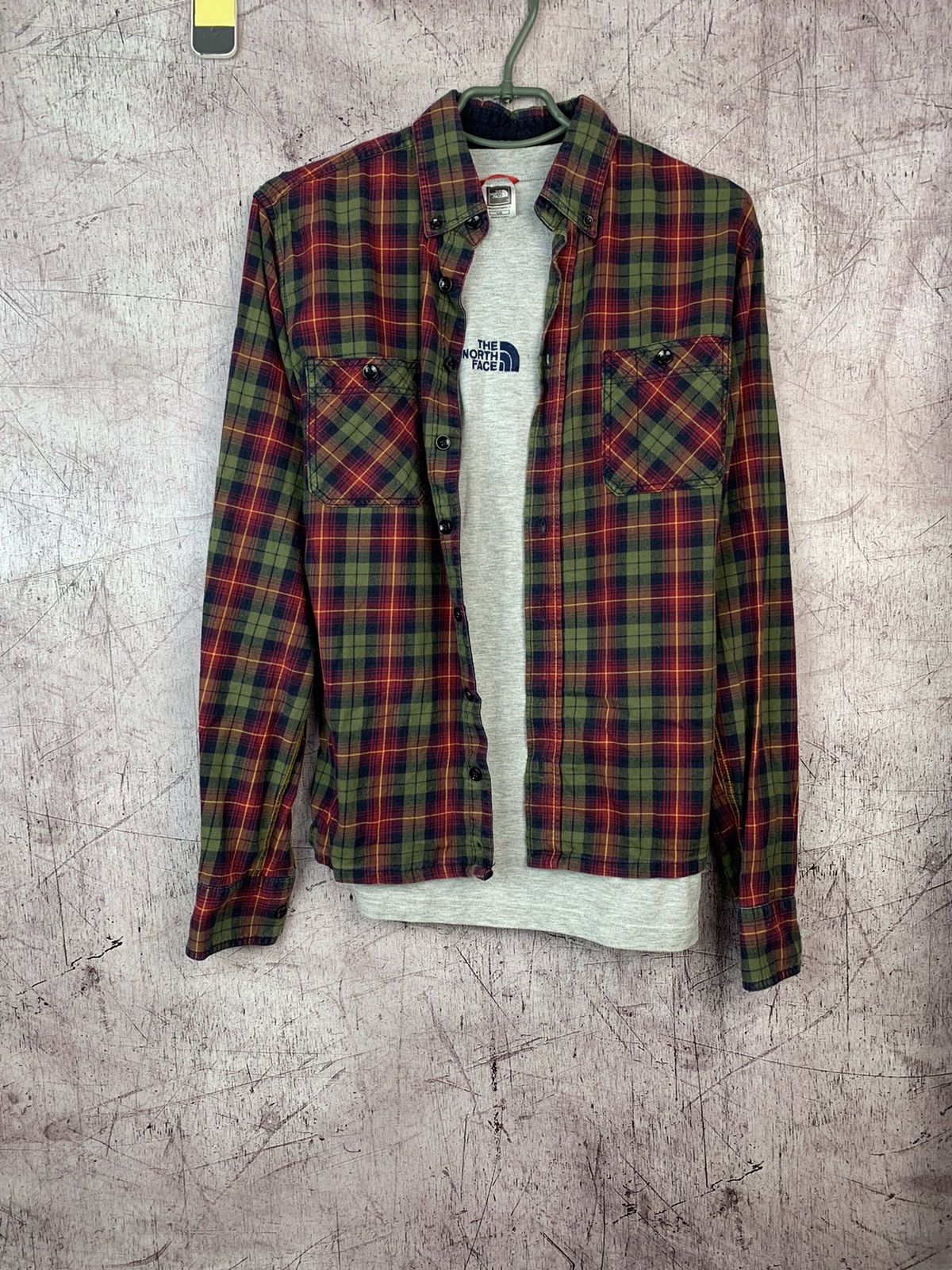 Flannel × Vintage Vintage Flannel Plaid Pocket Shirt Travis style Size US L / EU 52-54 / 3 - 1 Thumbnail