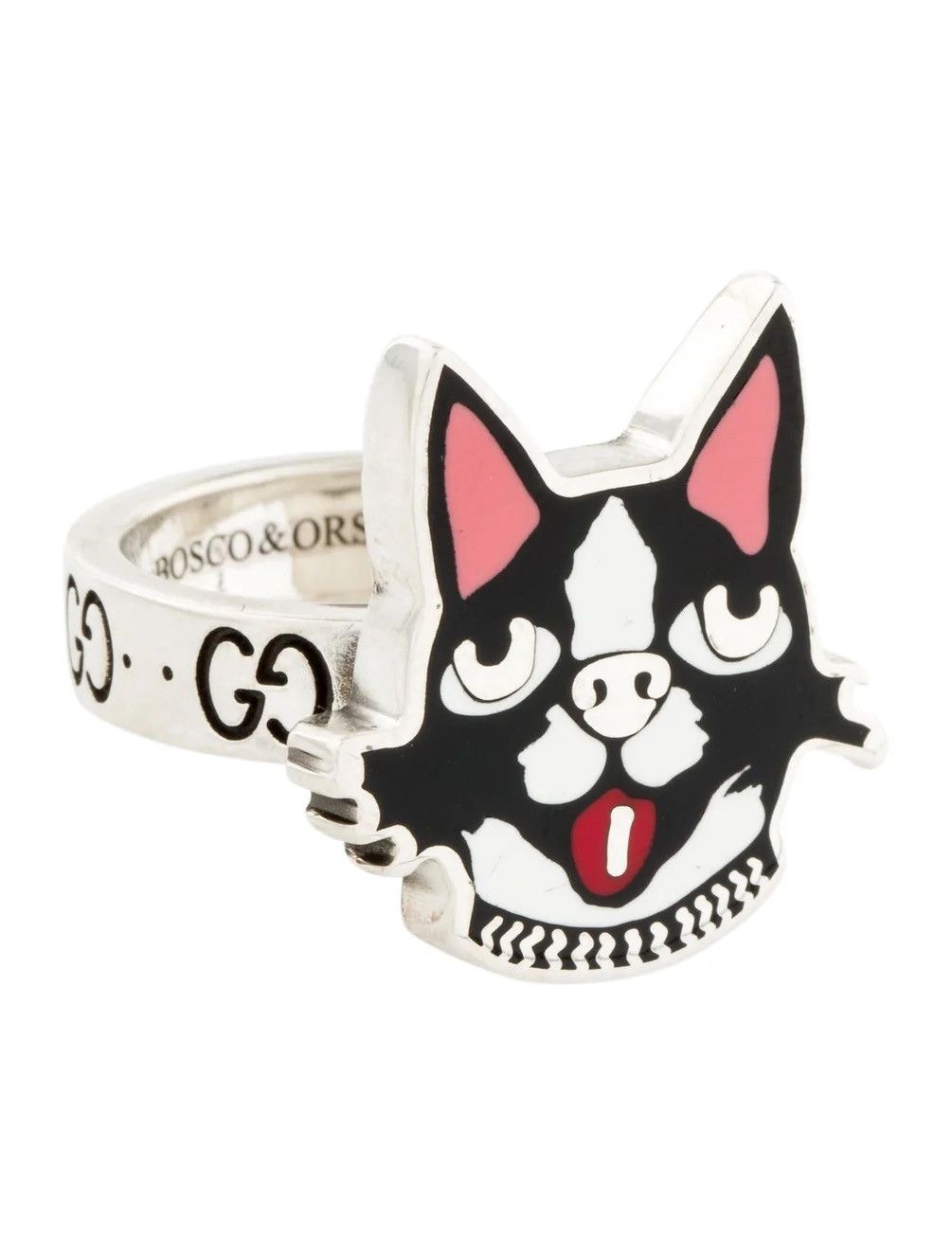 Gucci Gucci .925 Silver Bosco & Orso Ring Size ONE SIZE - 1 Thumbnail