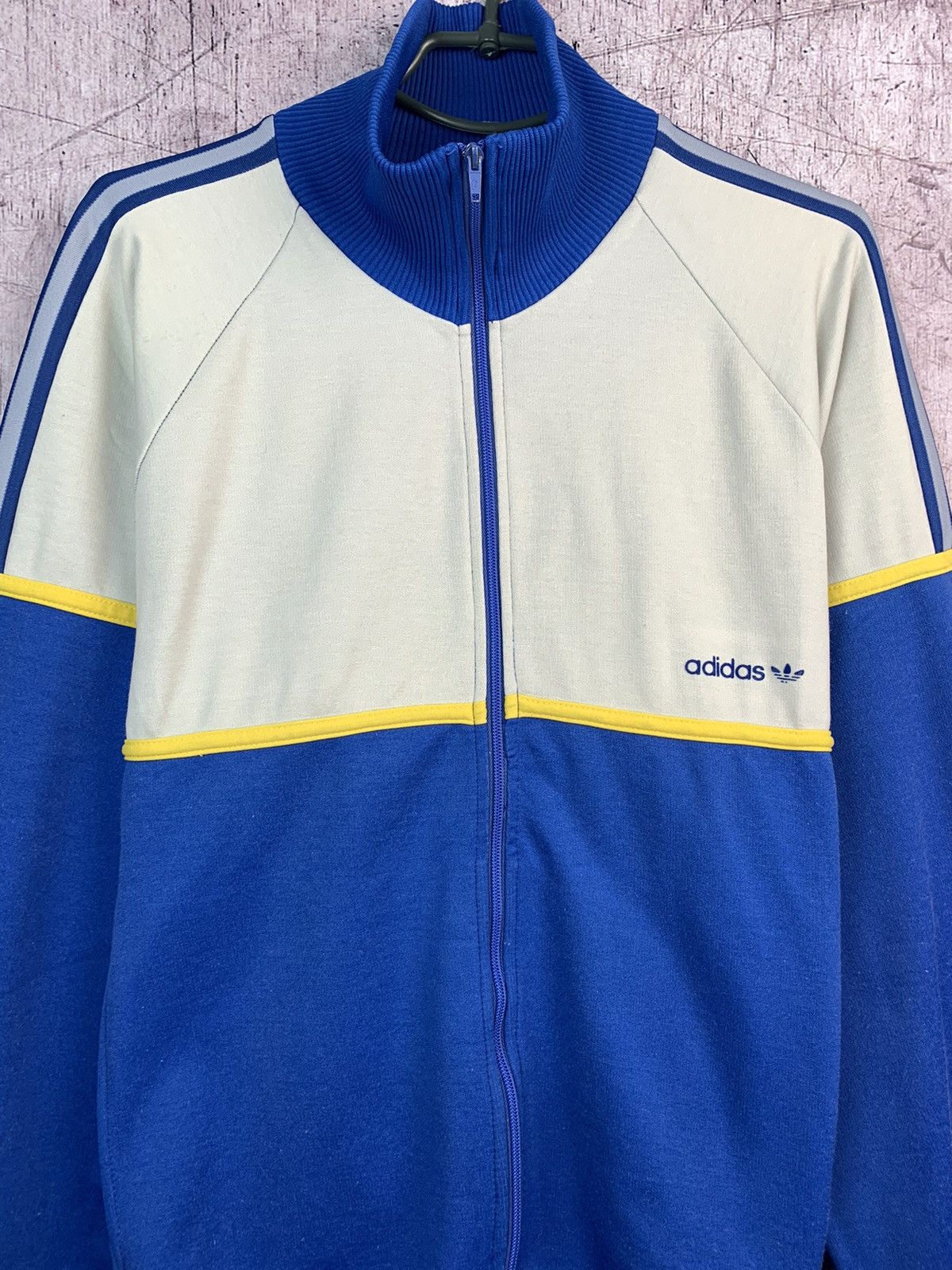 Adidas × Vintage Vintage Adidas Track Top Jacket Size US M / EU 48-50 / 2 - 2 Thumbnail