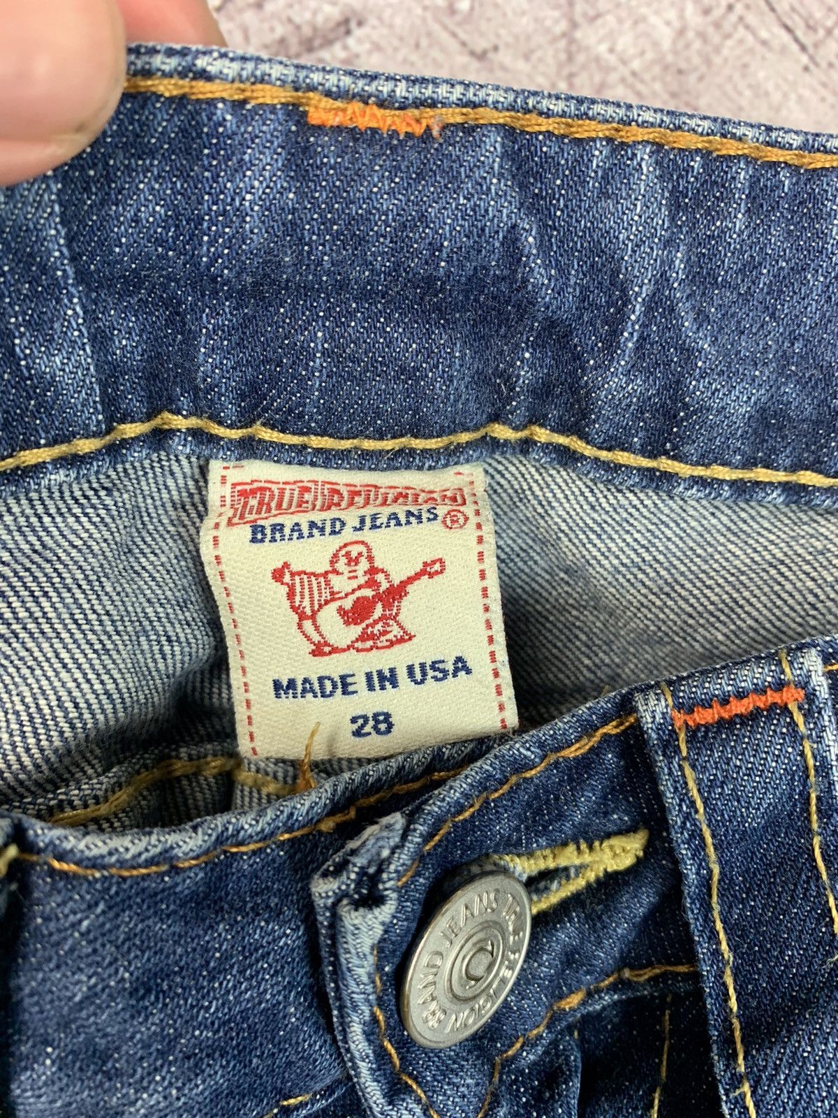 True Religion Vintage True Religion Denim Jeans Size 28" / US 6 / IT 42 - 9 Thumbnail