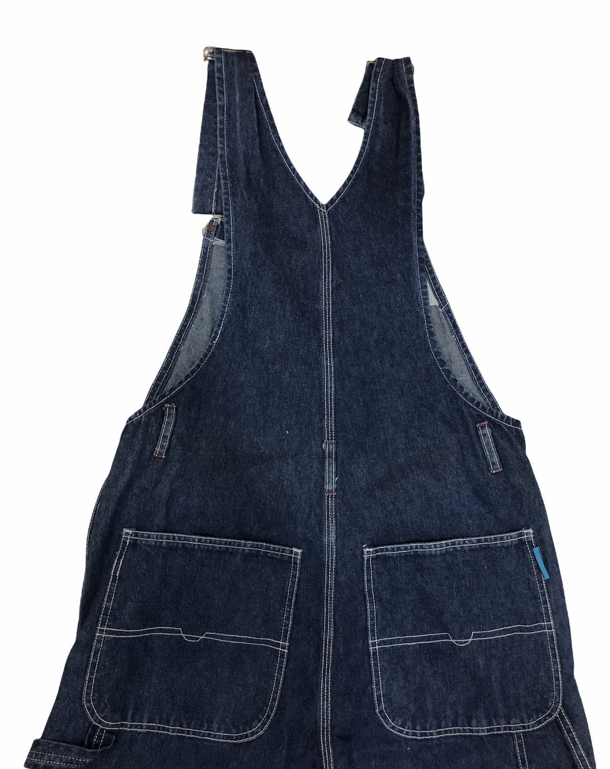 Japanese Brand × Request Jeans × Vintage Vintage Y2K Style REQUEST Denim Overalls – Size L Size US 34 / EU 50 - 4 Thumbnail
