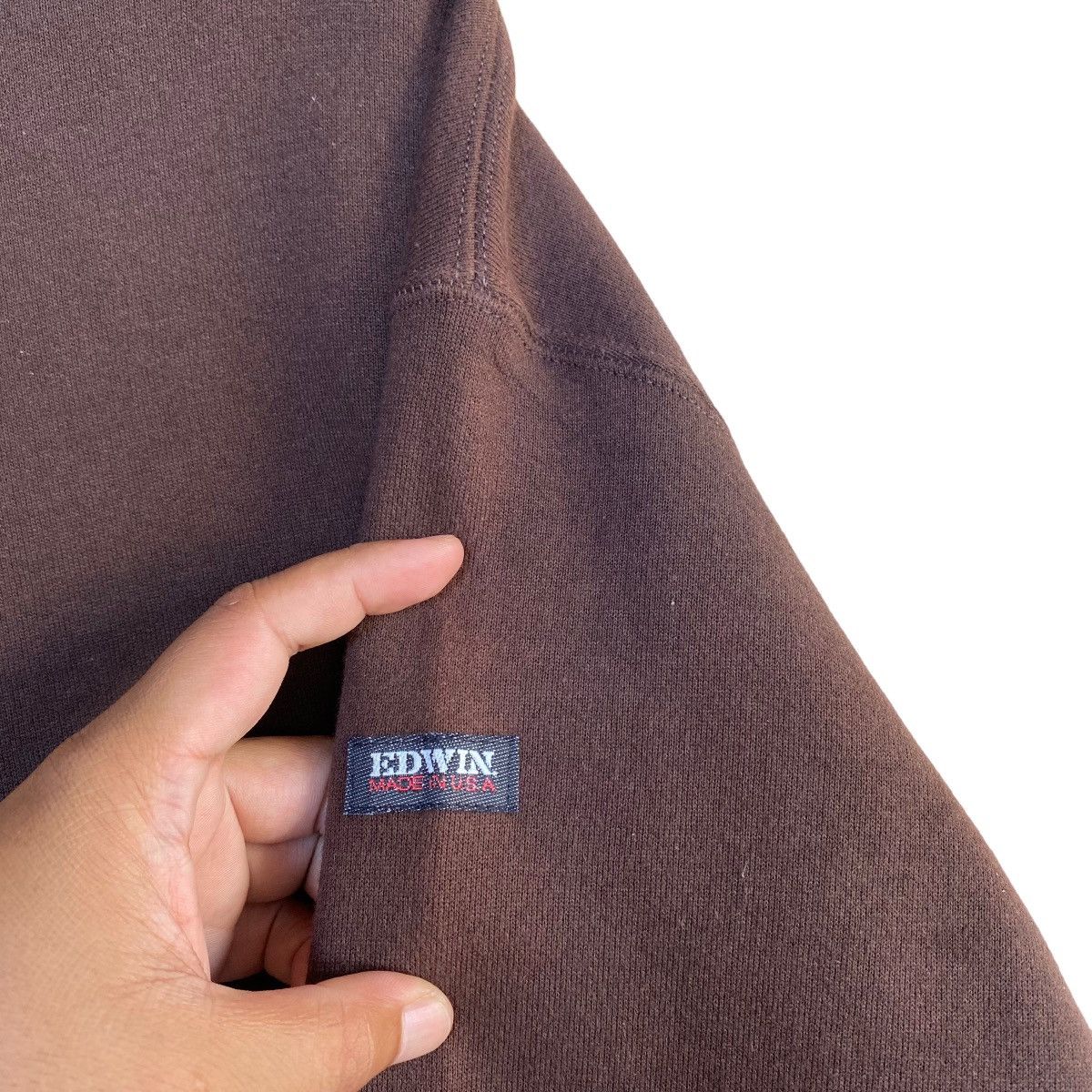 Edwin × Vintage Vintage 90’s Edwin Plain Crewneck Sweatshirt Size M Size US M / EU 48-50 / 2 - 6 Thumbnail