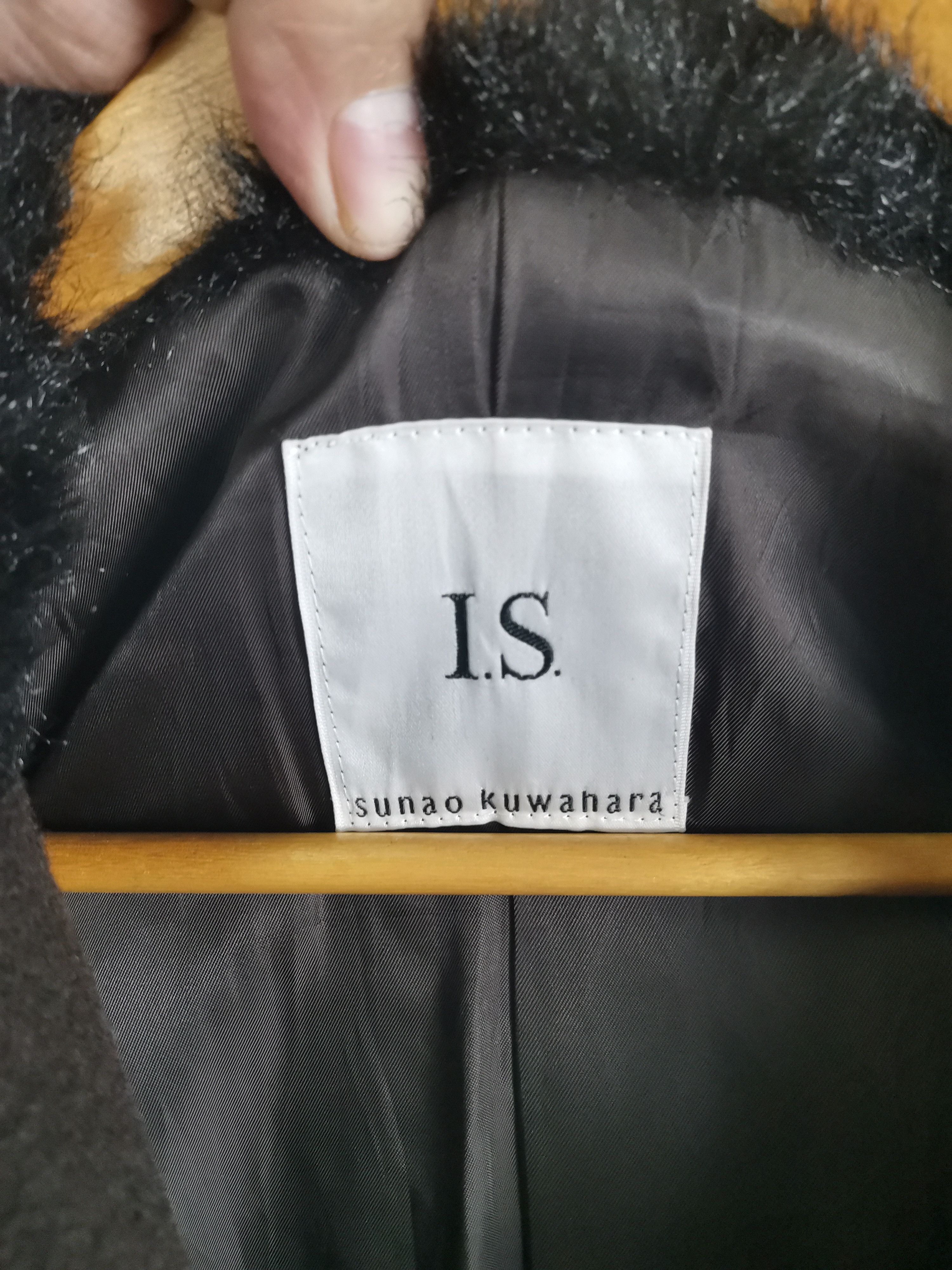 Issey Miyake Vintage Issey Miyake Sunao Kuwahara Wool Faux Fur Jacket Size US M / EU 48-50 / 2 - 6 Thumbnail