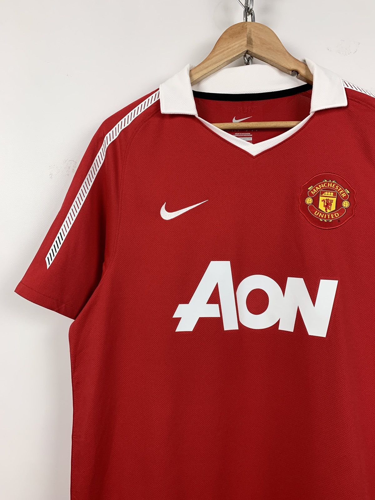 Nike 2010/11 Nike Manchester United Home Soccer Jersey Size US L / EU 52-54 / 3 - 3 Thumbnail