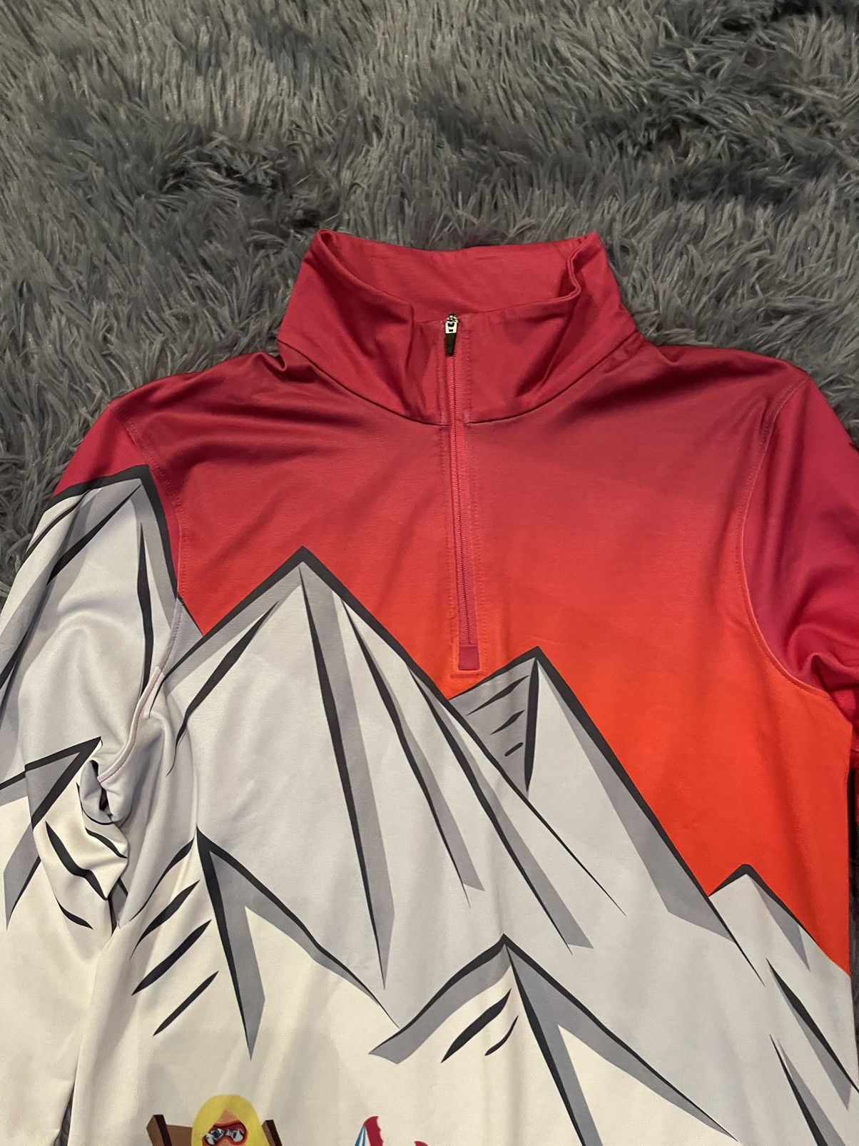 Spyder Spyder FW20 printed 1/3 zip thermo longsleeve Size L / US 10 / IT 46 - 5 Thumbnail