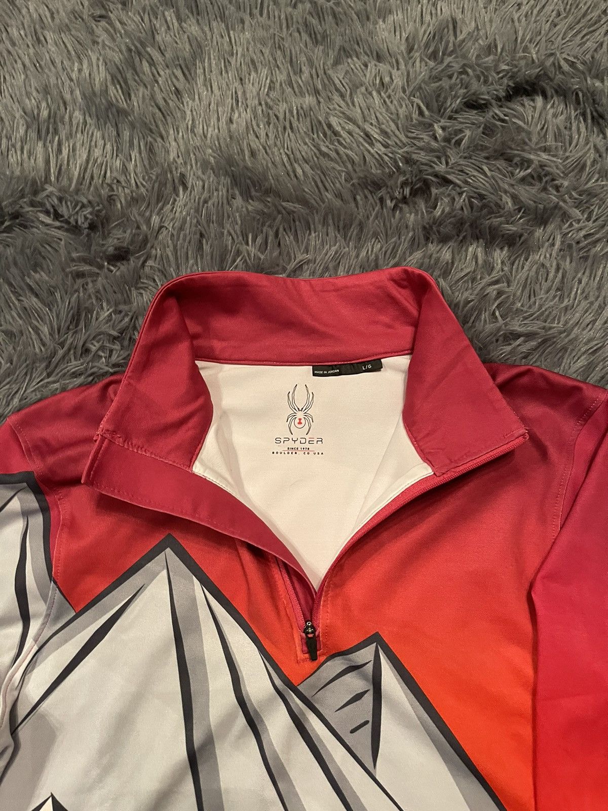 Spyder Spyder FW20 printed 1/3 zip thermo longsleeve Size L / US 10 / IT 46 - 8 Thumbnail