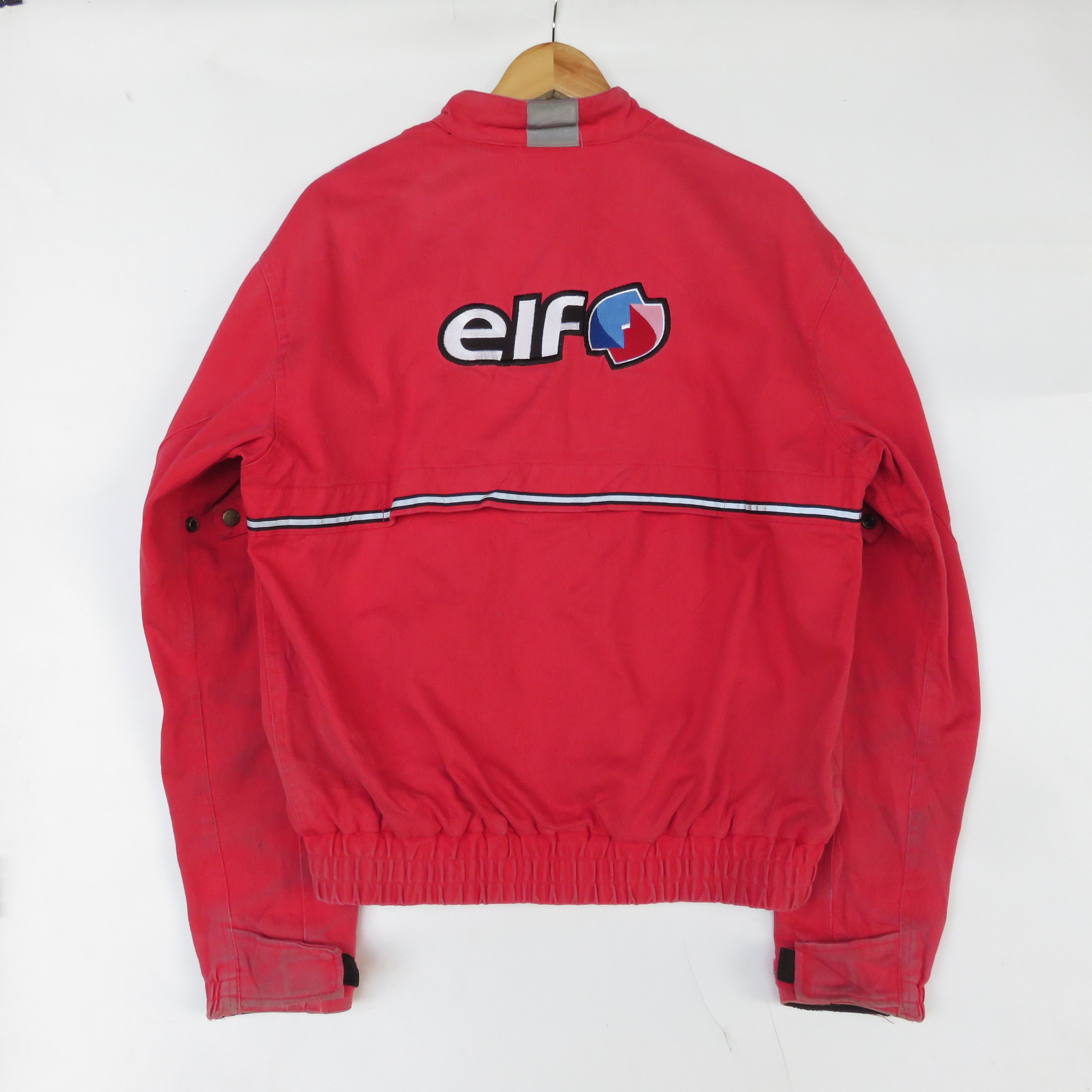 Ferrari × Honda Vintage ELF Red Boron 30th Anniversary Jacket Size US L / EU 52-54 / 3 - 4 Thumbnail
