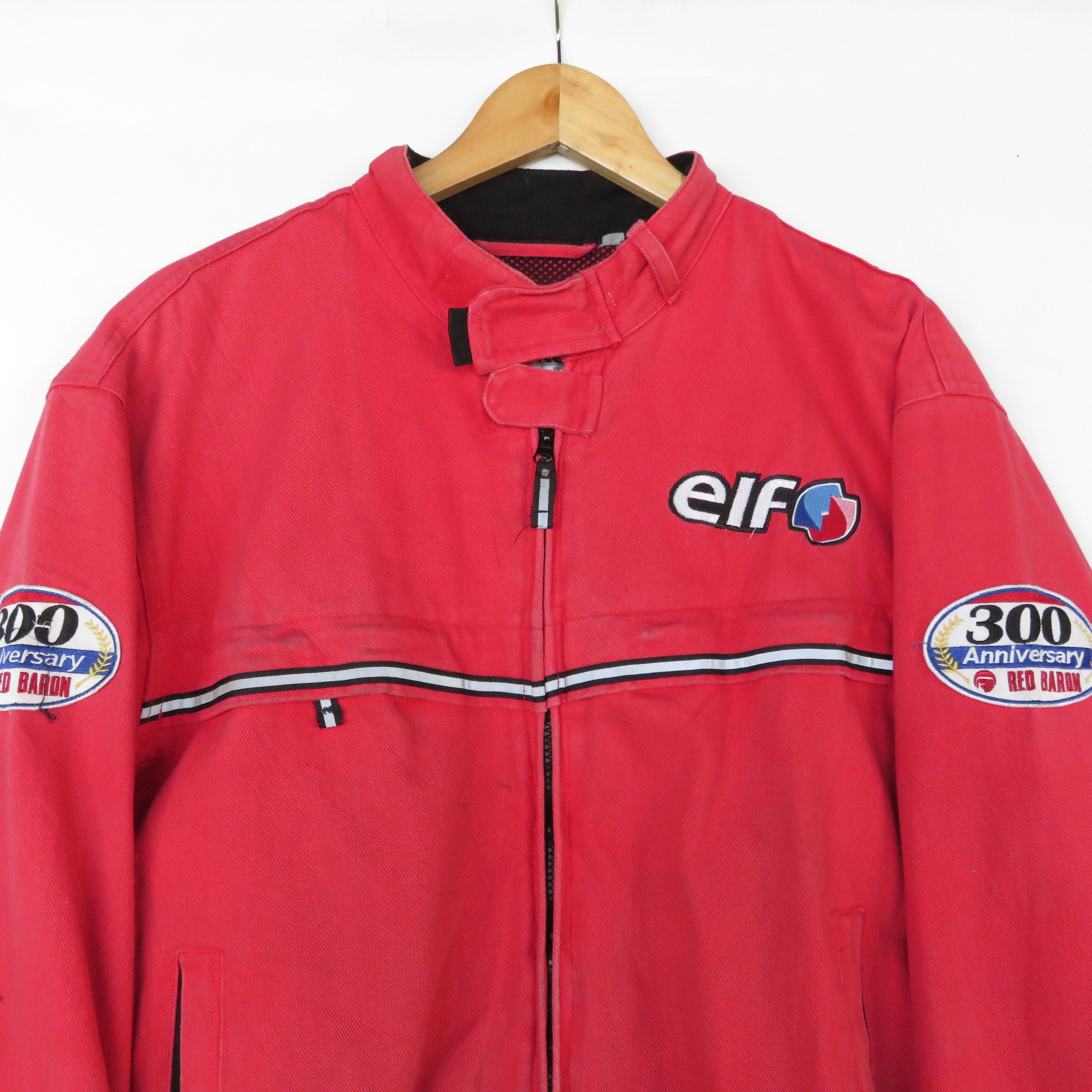 Ferrari × Honda Vintage ELF Red Boron 30th Anniversary Jacket Size US L / EU 52-54 / 3 - 8 Thumbnail