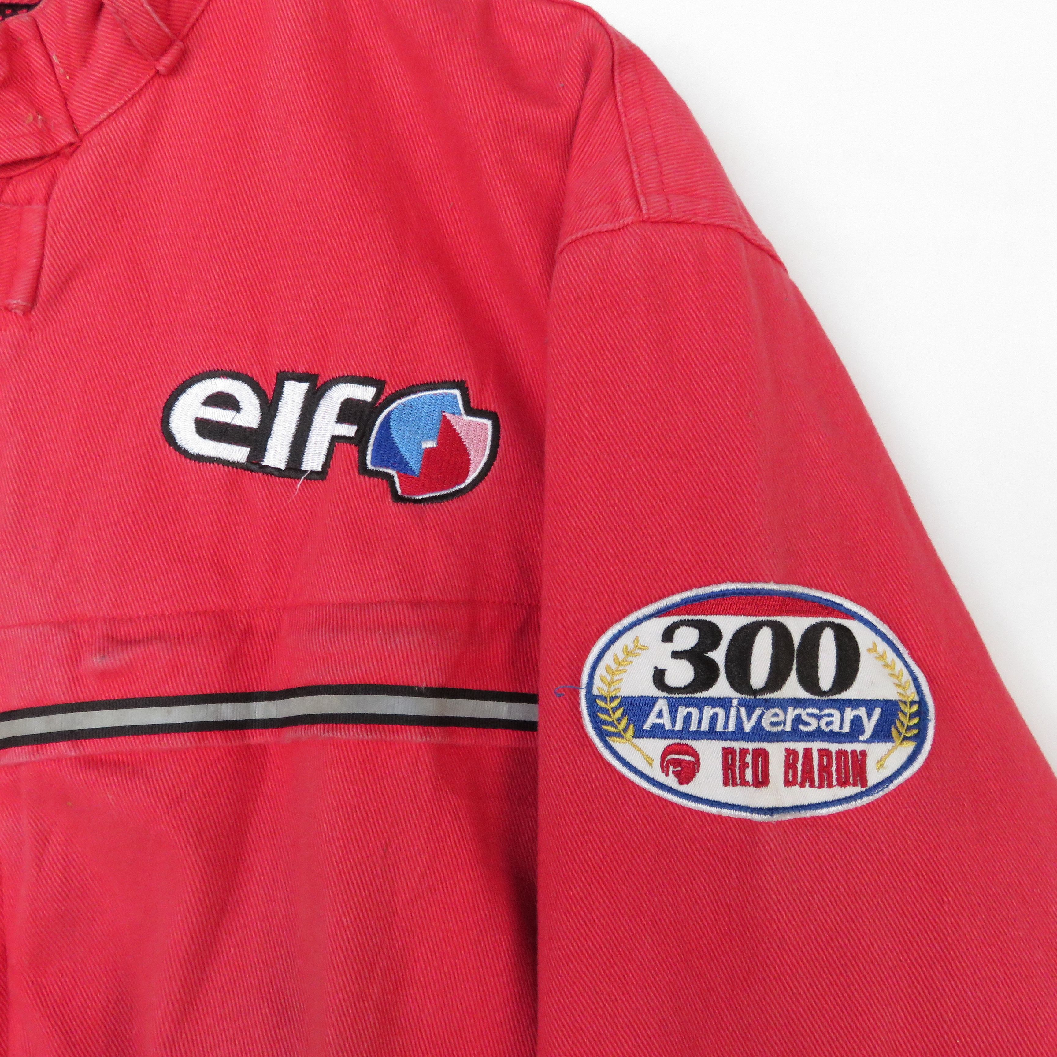 Ferrari × Honda Vintage ELF Red Boron 30th Anniversary Jacket Size US L / EU 52-54 / 3 - 7 Thumbnail