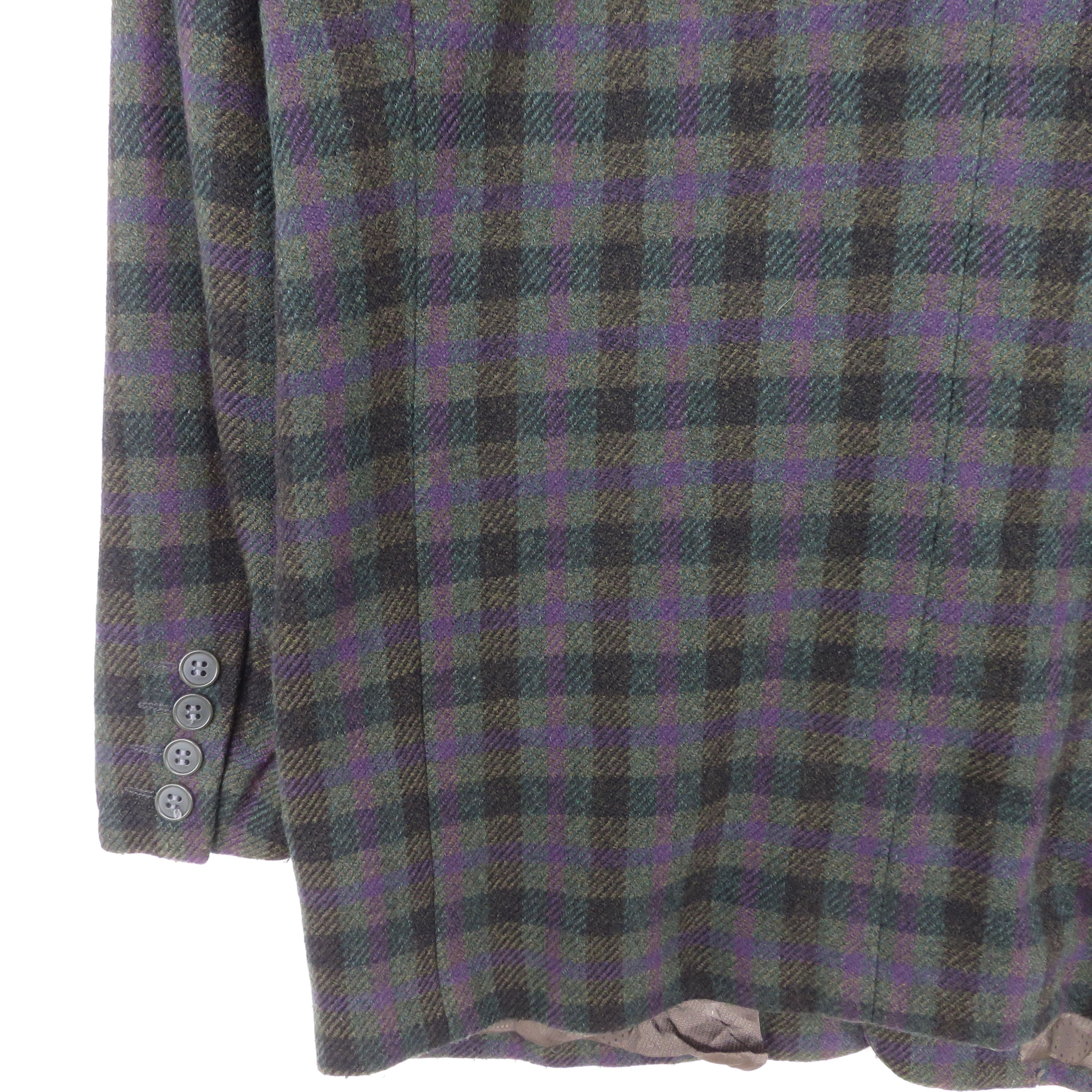 Christian Dior Monsieur Christian Dior Plaid Wool Vintage CD Blazer Size US L / EU 52-54 / 3 - 6 Thumbnail