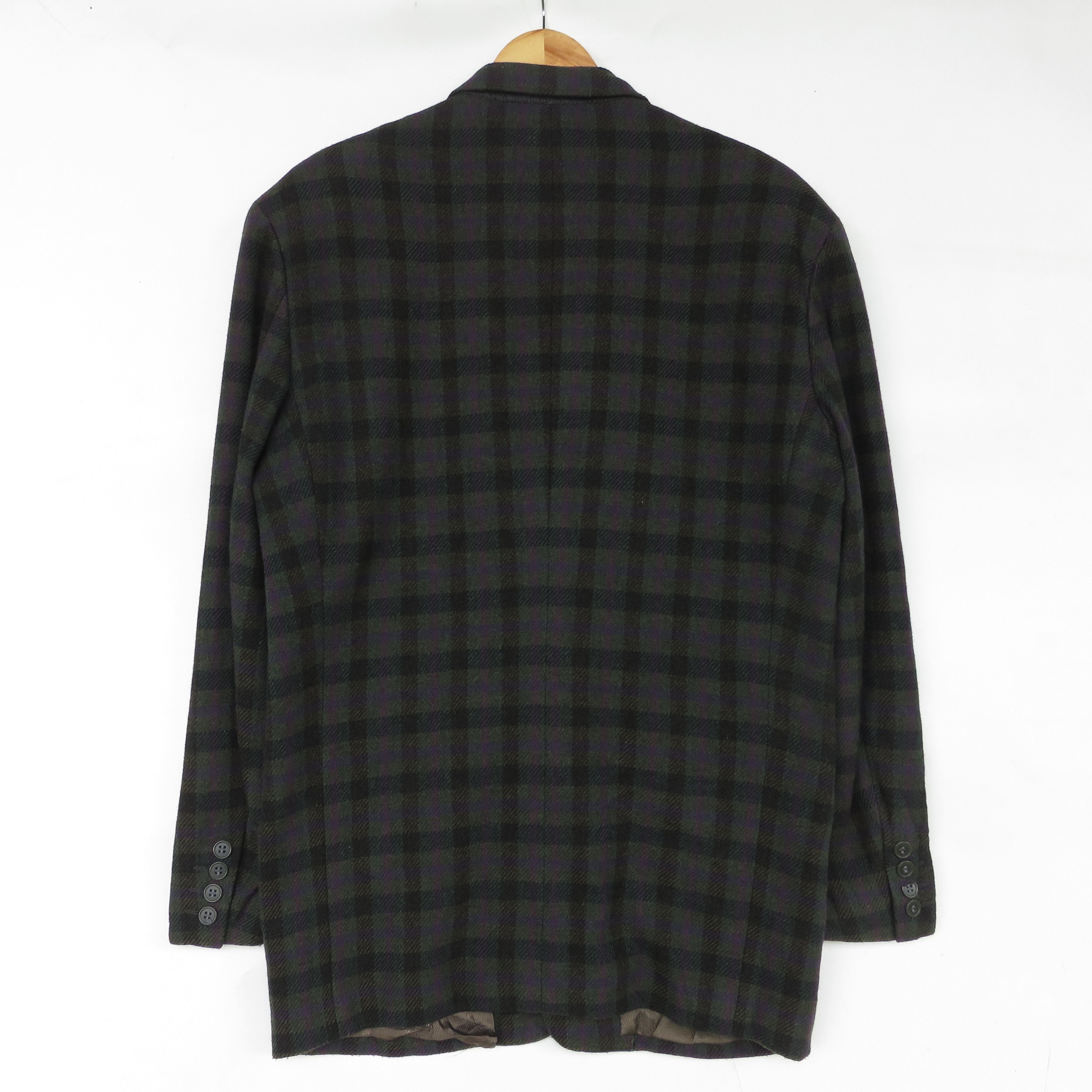 Christian Dior Monsieur Christian Dior Plaid Wool Vintage CD Blazer Size US L / EU 52-54 / 3 - 5 Thumbnail