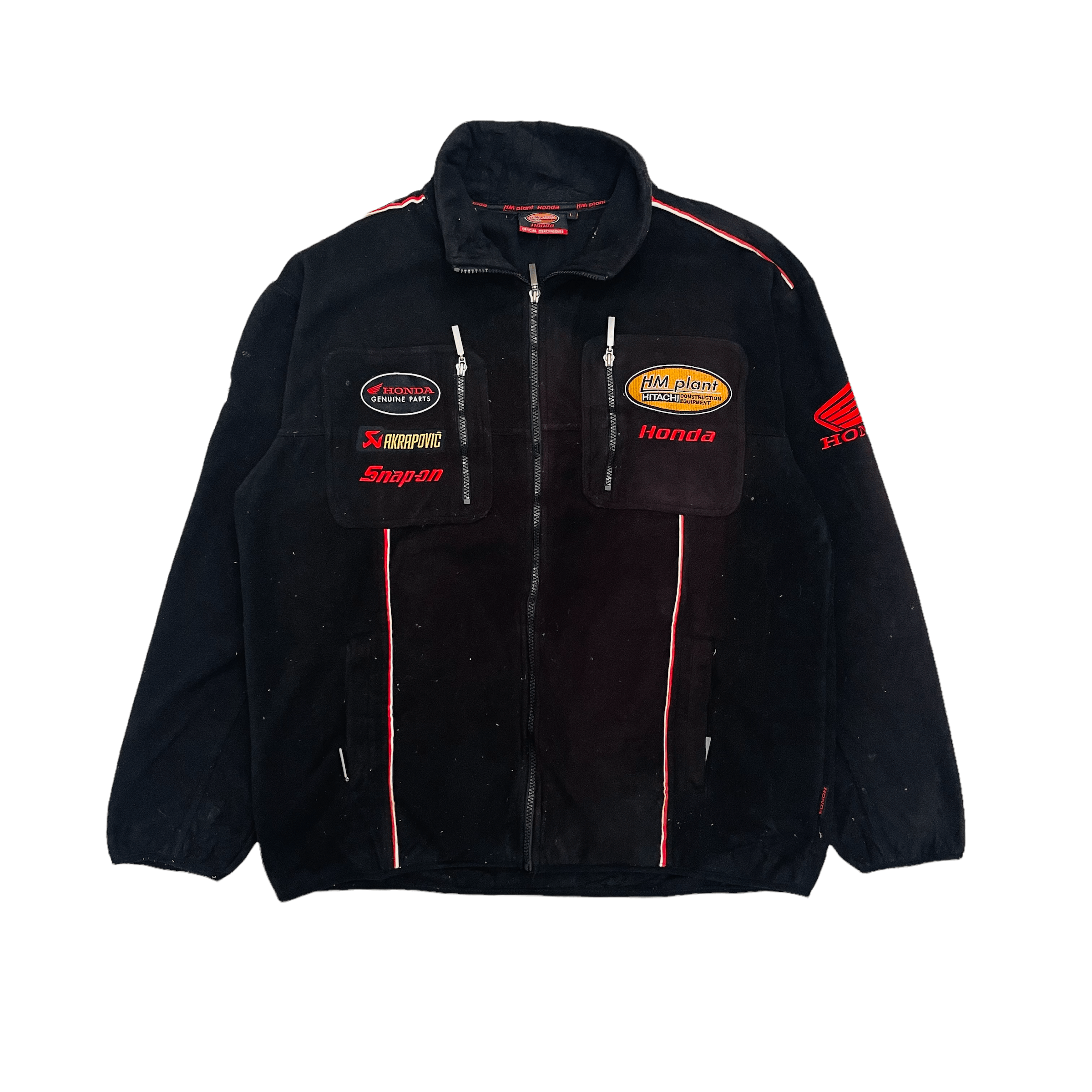 Honda Honda Racing Fleece Zipper Jacket Size US L / EU 52-54 / 3 - 2 Thumbnail