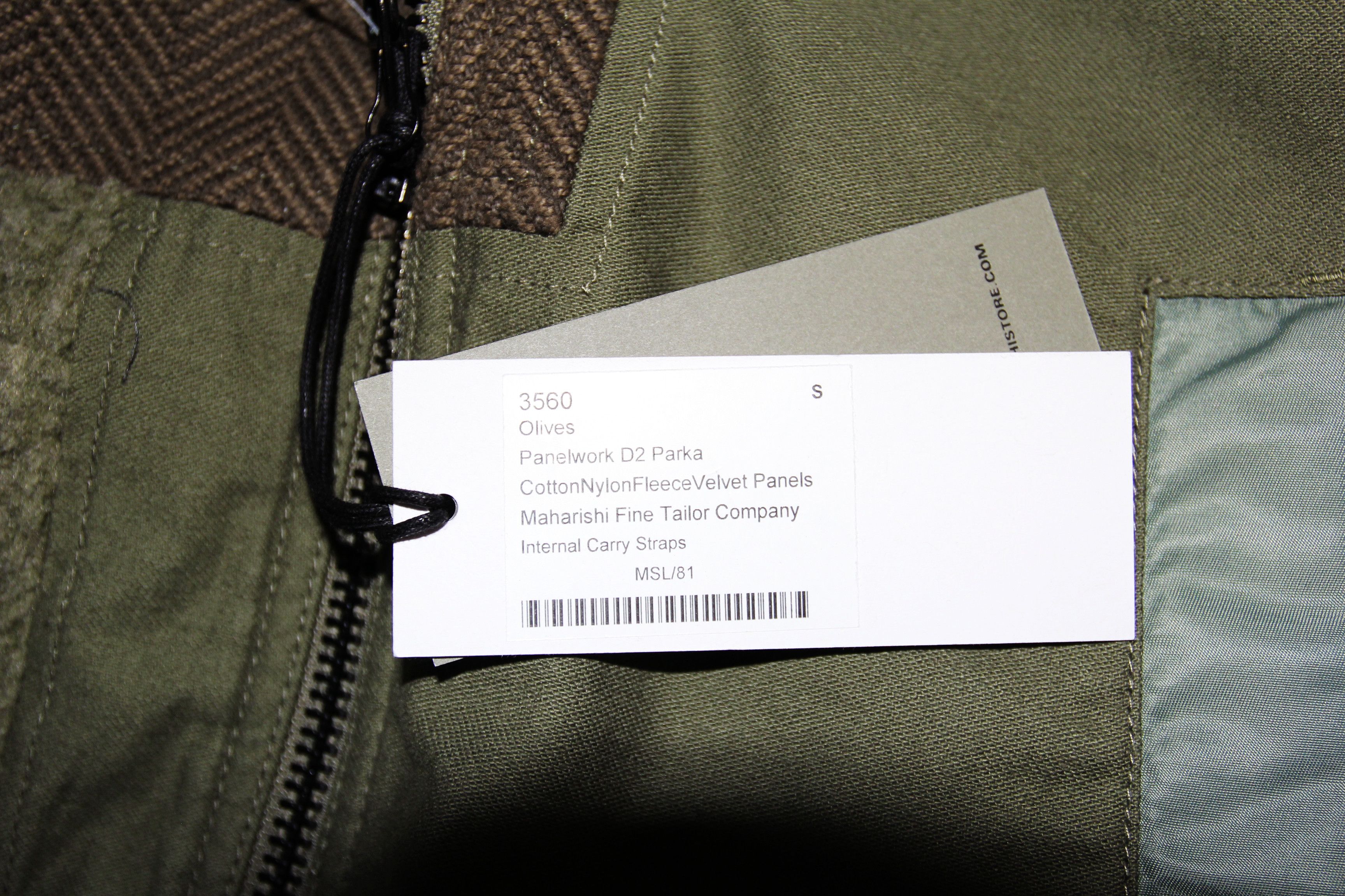 Maharishi BNWT AW21 MAHARISHI PANELWORK D2 PARKA JACKET S Size US S / EU 44-46 / 1 - 11 Thumbnail