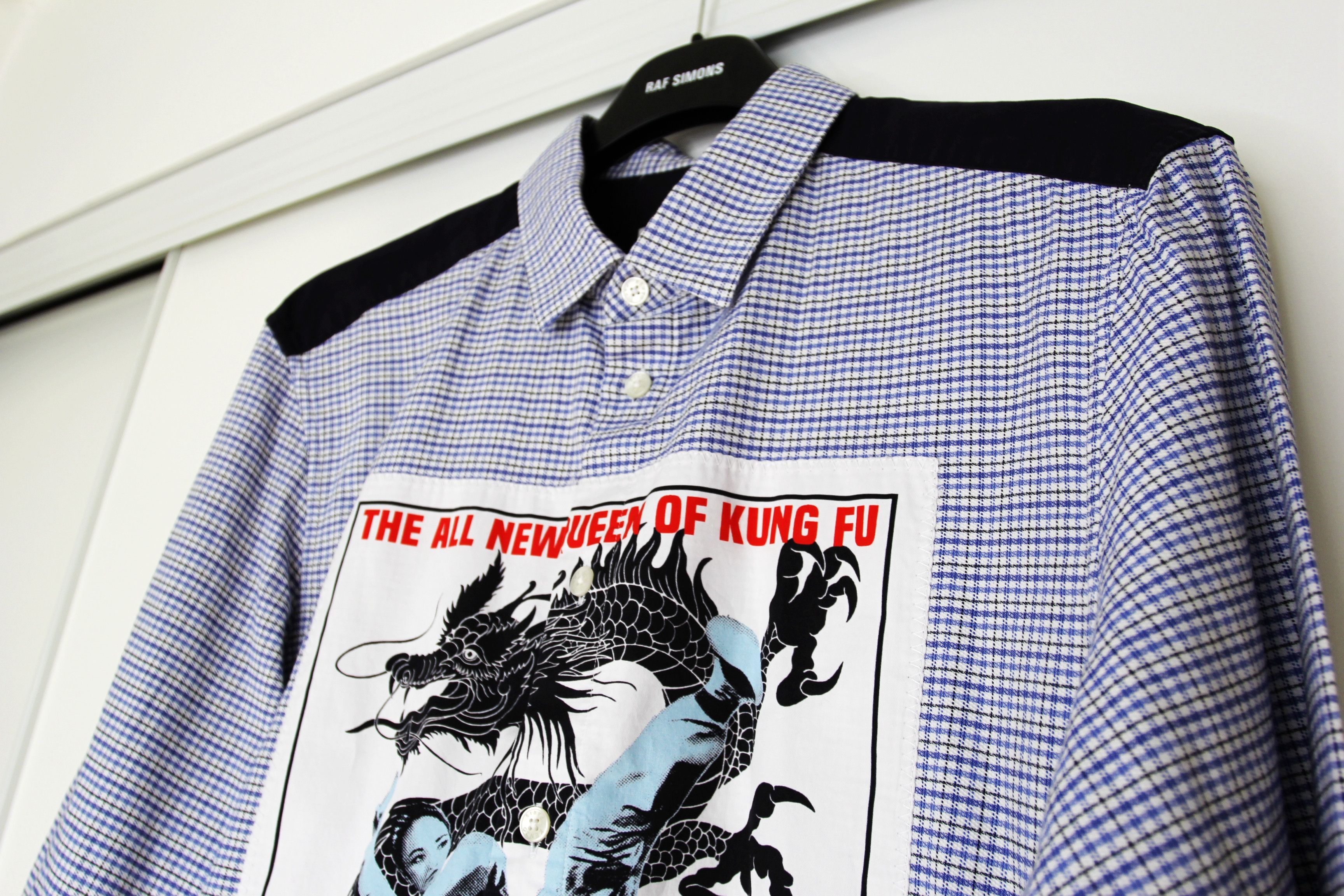 Kenzo AW18 KENZO DRAGON KICK QUEEN OF KUNGFU DRESS SHIRT 42 Size US L / EU 52-54 / 3 - 4 Thumbnail
