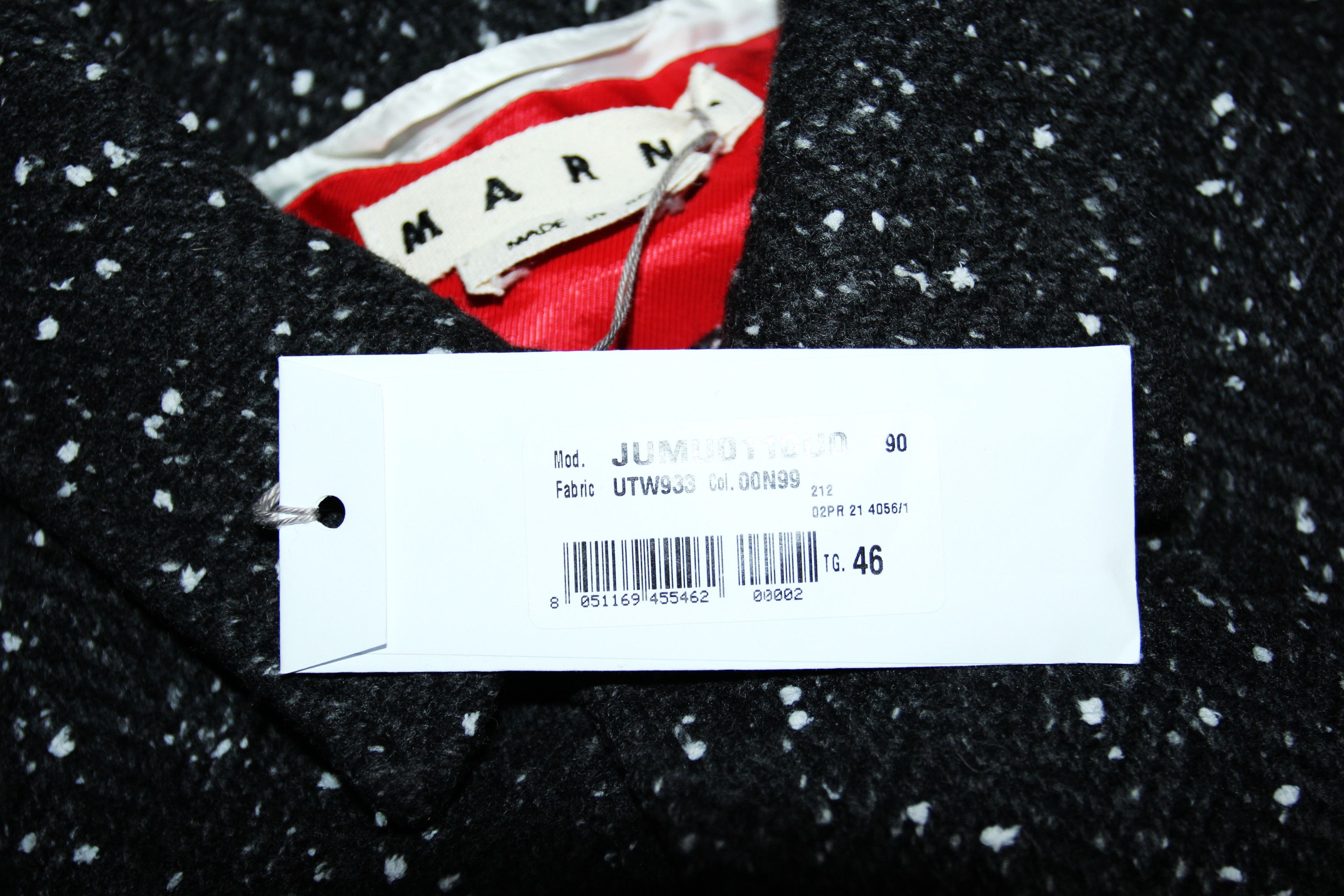 Marni BNWT AW21 MARNI SPECKLED JACKET 46 Size US S / EU 44-46 / 1 - 11 Thumbnail