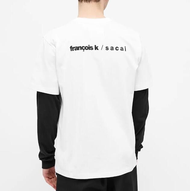 sacai サカイ PEOPLE ARCHIVE MIX TEE ホワイト - Tシャツ/カットソー