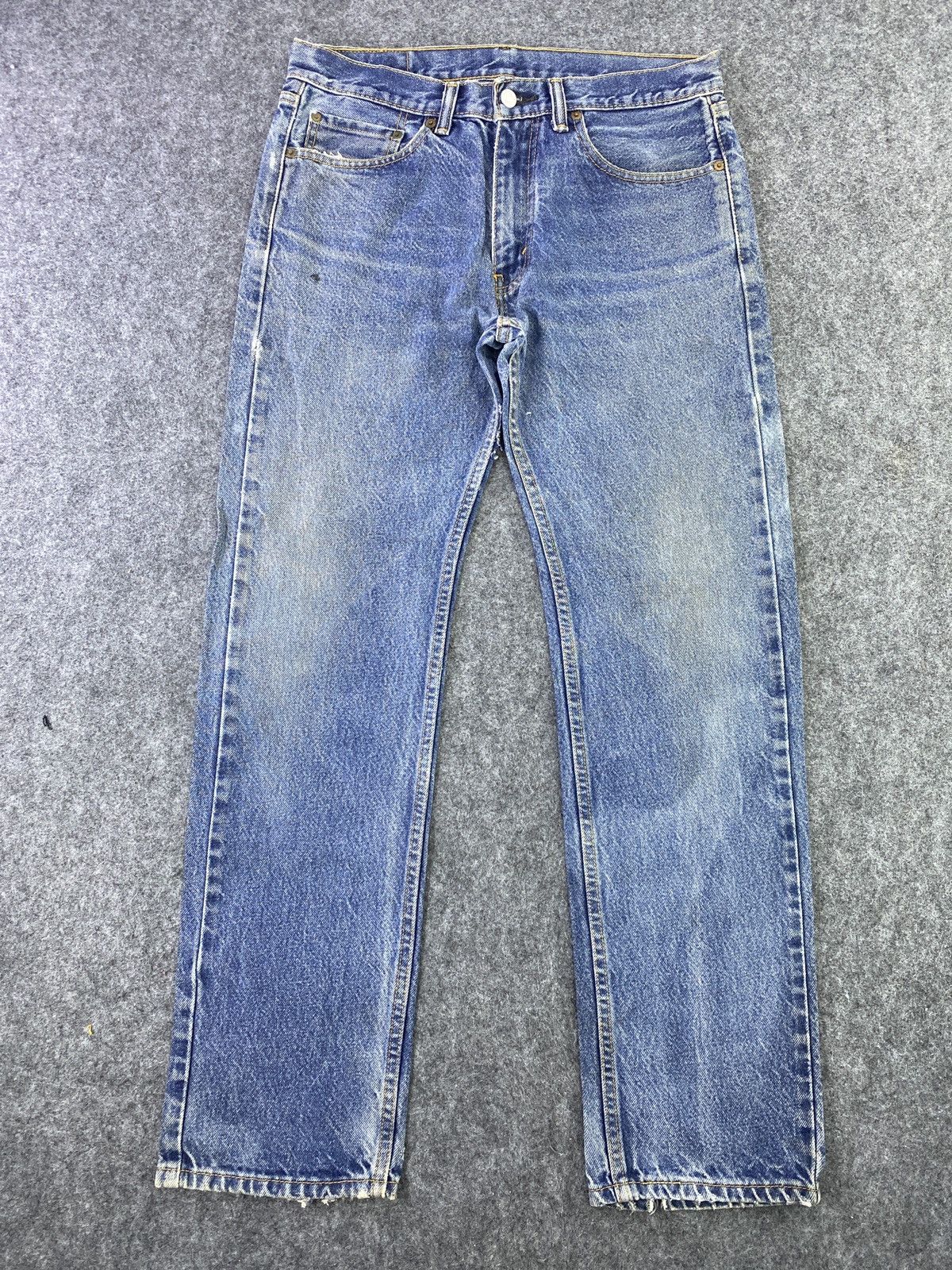Jean × Levi's × Vintage VINTAGE LEVIS 505 DISTRESSED STONE WASH JEANS - J030 Size US 34 / EU 50 - 1 Thumbnail