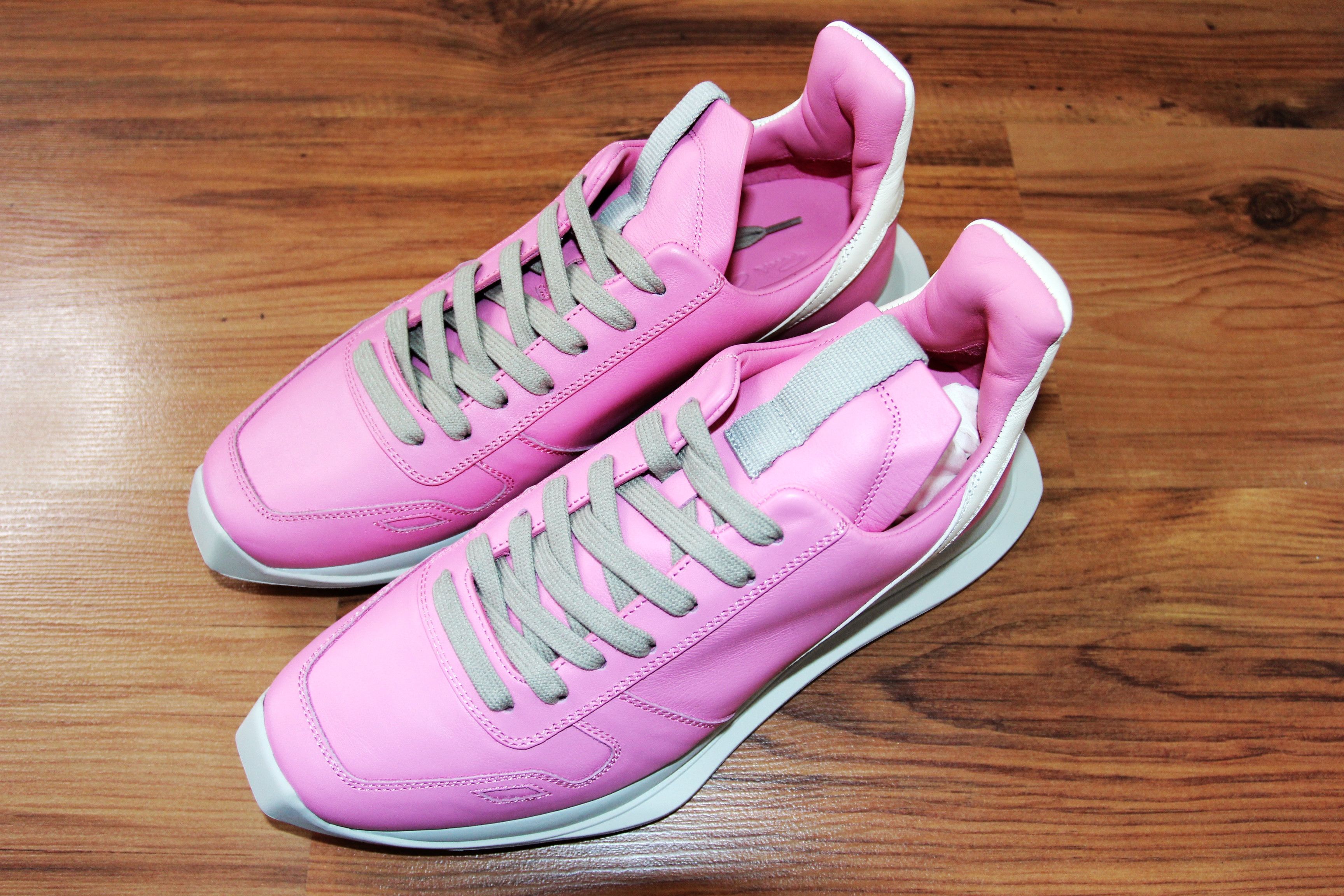 Rick Owens BNWT SS21 RICK OWENS "PHLEGETHON" PHLEG PINK RUNNER 40 Size US 7 / EU 40 - 2 Thumbnail