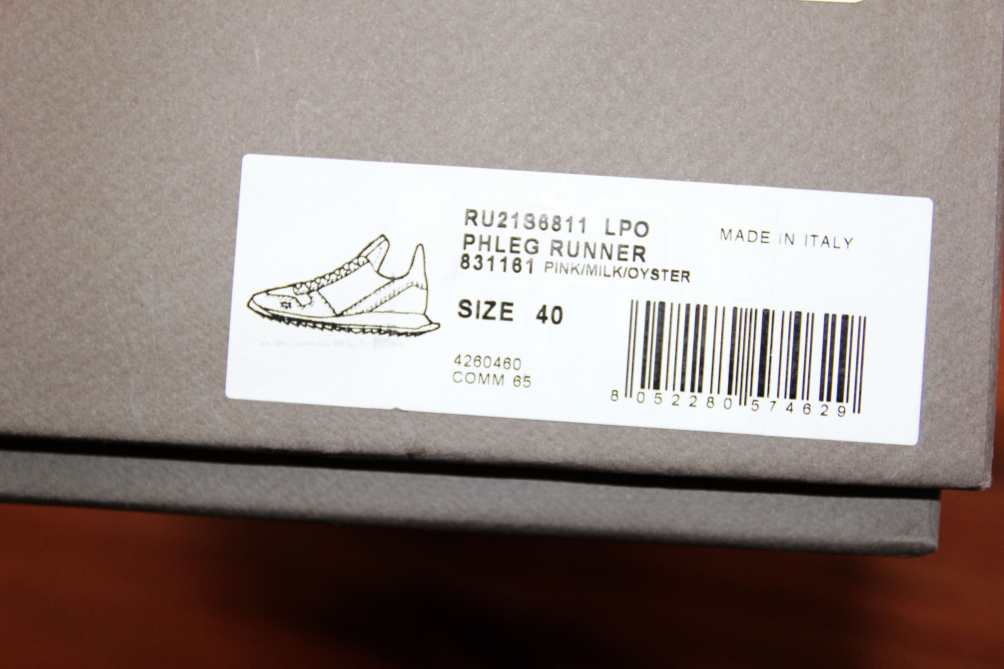 Rick Owens BNWT SS21 RICK OWENS "PHLEGETHON" PHLEG PINK RUNNER 40 Size US 7 / EU 40 - 9 Thumbnail