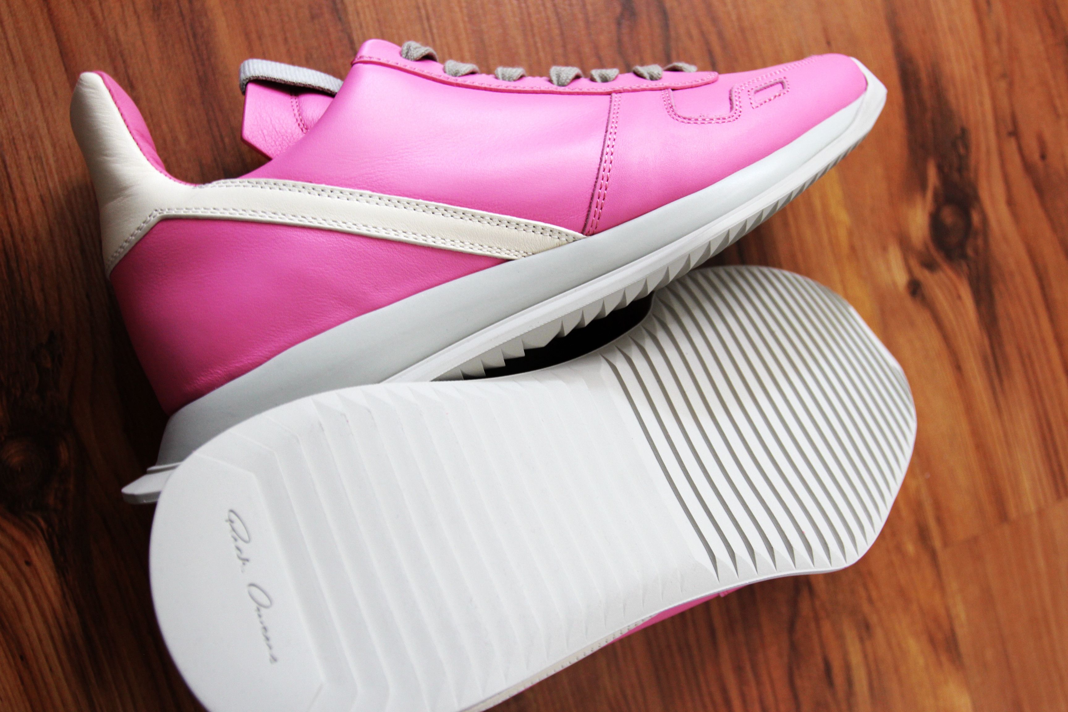 Rick Owens BNWT SS21 RICK OWENS "PHLEGETHON" PHLEG PINK RUNNER 40 Size US 7 / EU 40 - 5 Thumbnail