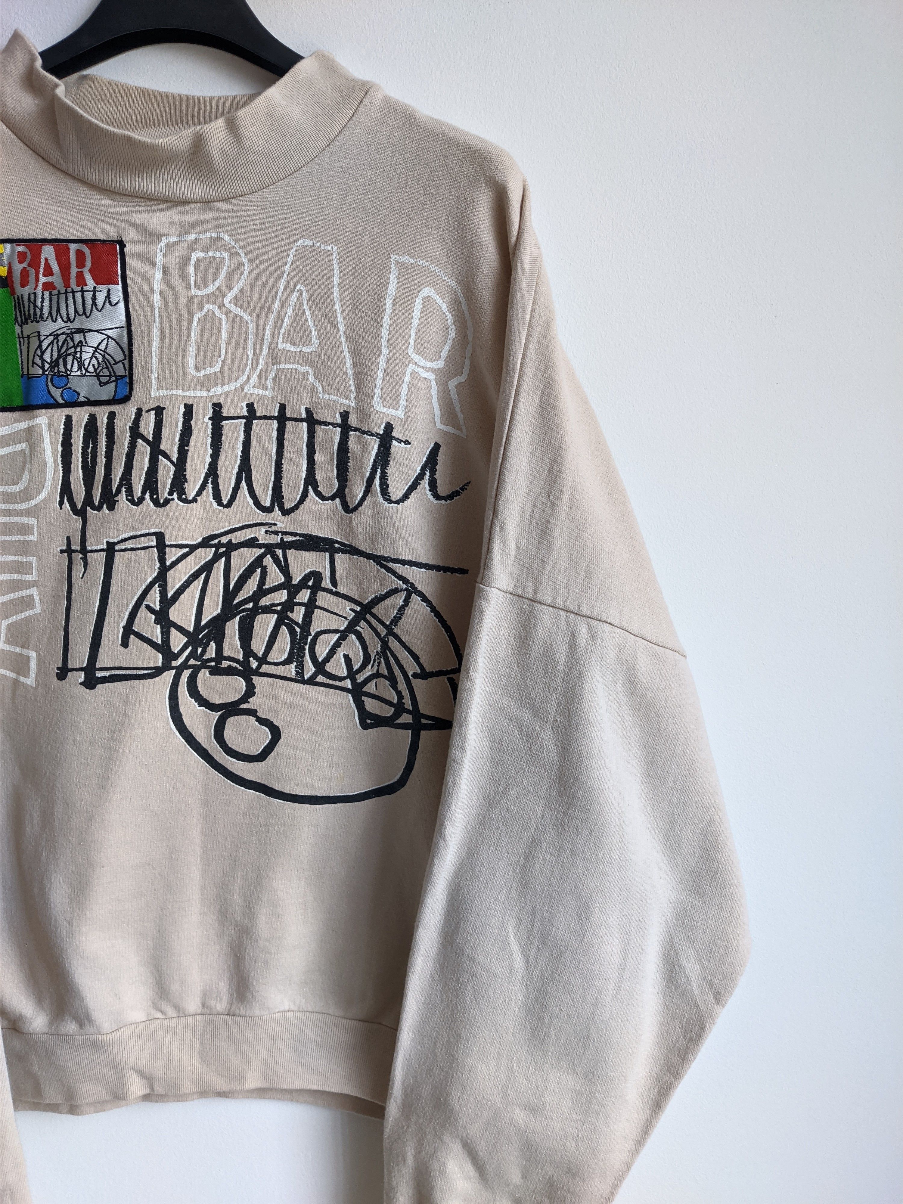 Vintage Vintage avant garde Cream Tea London sweatshirt Stussy y2k Size US L / EU 52-54 / 3 - 6 Thumbnail