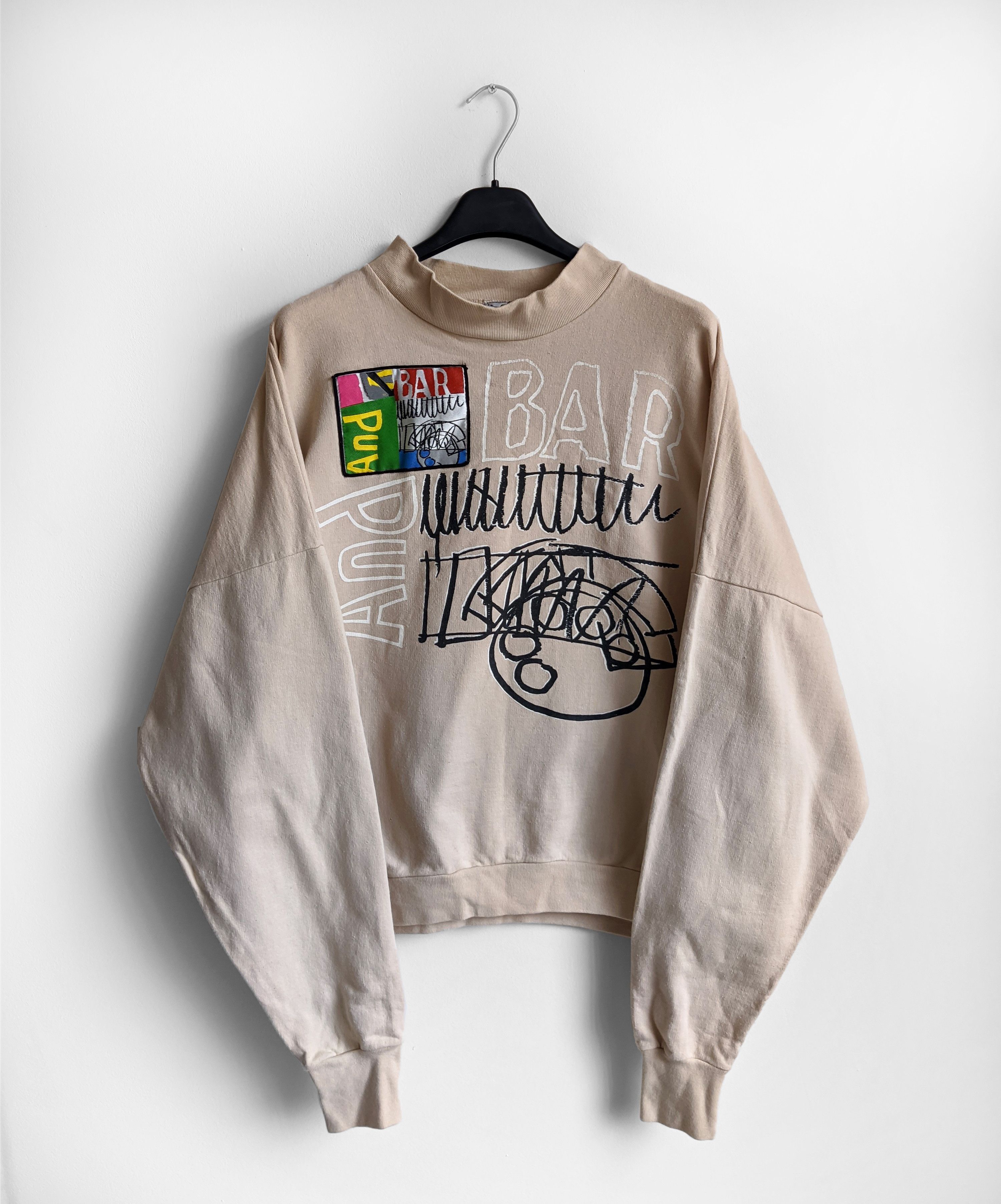 Vintage Vintage avant garde Cream Tea London sweatshirt Stussy y2k Size US L / EU 52-54 / 3 - 1 Thumbnail