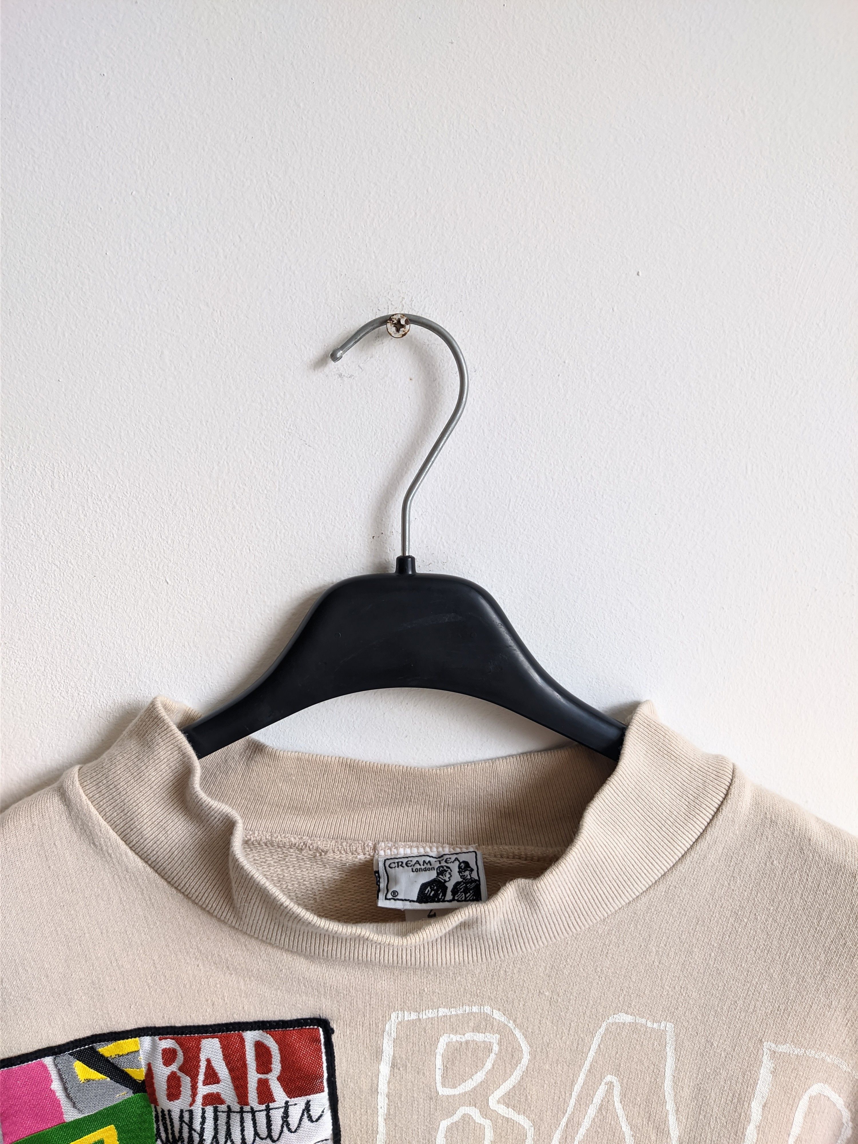 Vintage Vintage avant garde Cream Tea London sweatshirt Stussy y2k Size US L / EU 52-54 / 3 - 3 Thumbnail